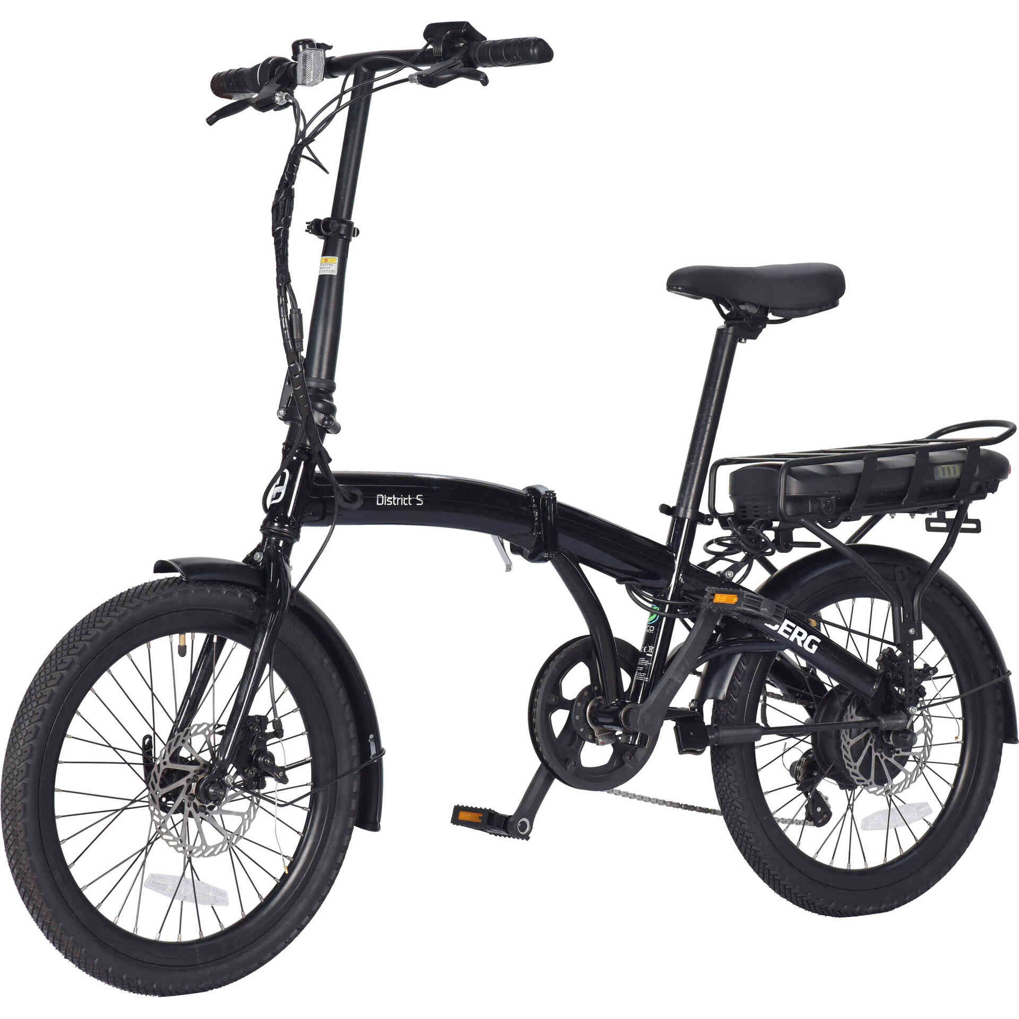 Bicicleta Elétrica Dobrável District S Roda 20'' 6V