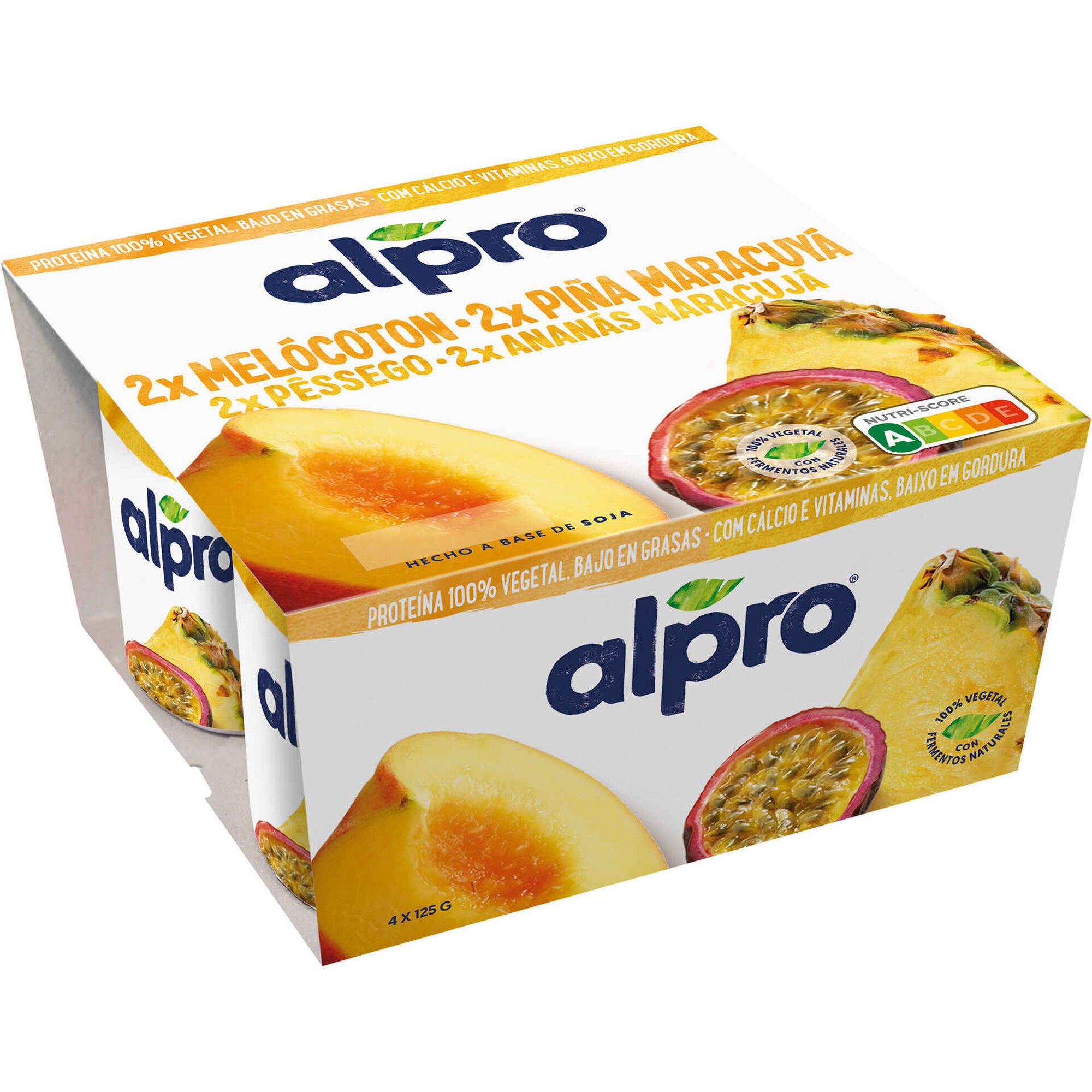 Yofu Soja Pedaços Pêssego e Frutos Exóticos