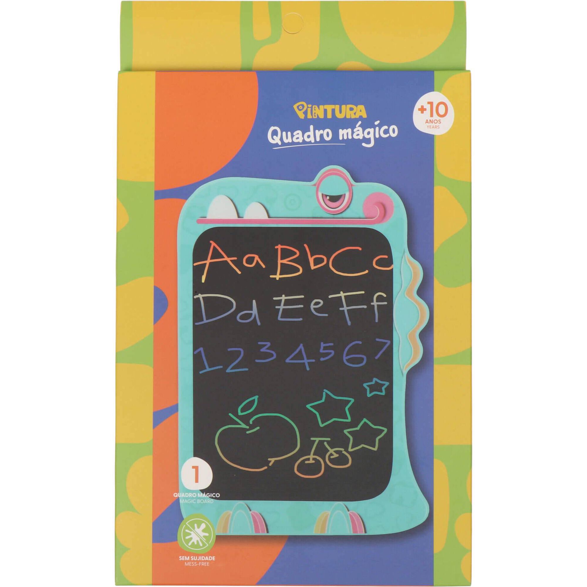 Quadro M&aacute;gico Escreve e Apaga (v&aacute;rios modelos)