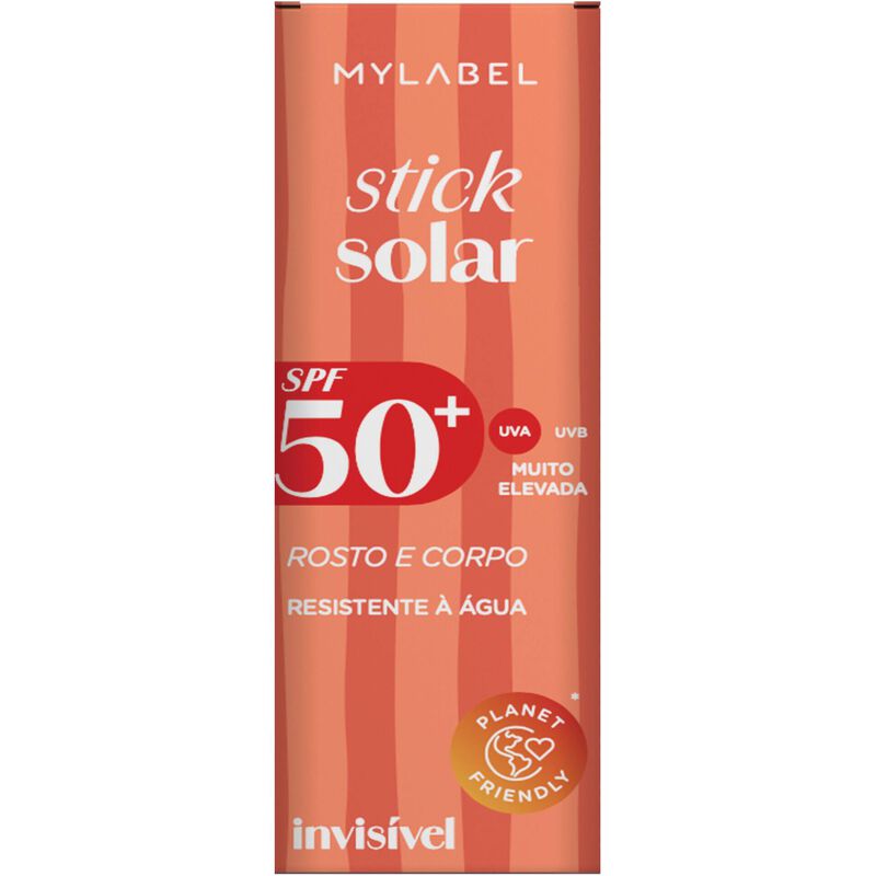 Protetor Solar Stick Rosto e Corpo Transparente FPS 50+ MyLabel