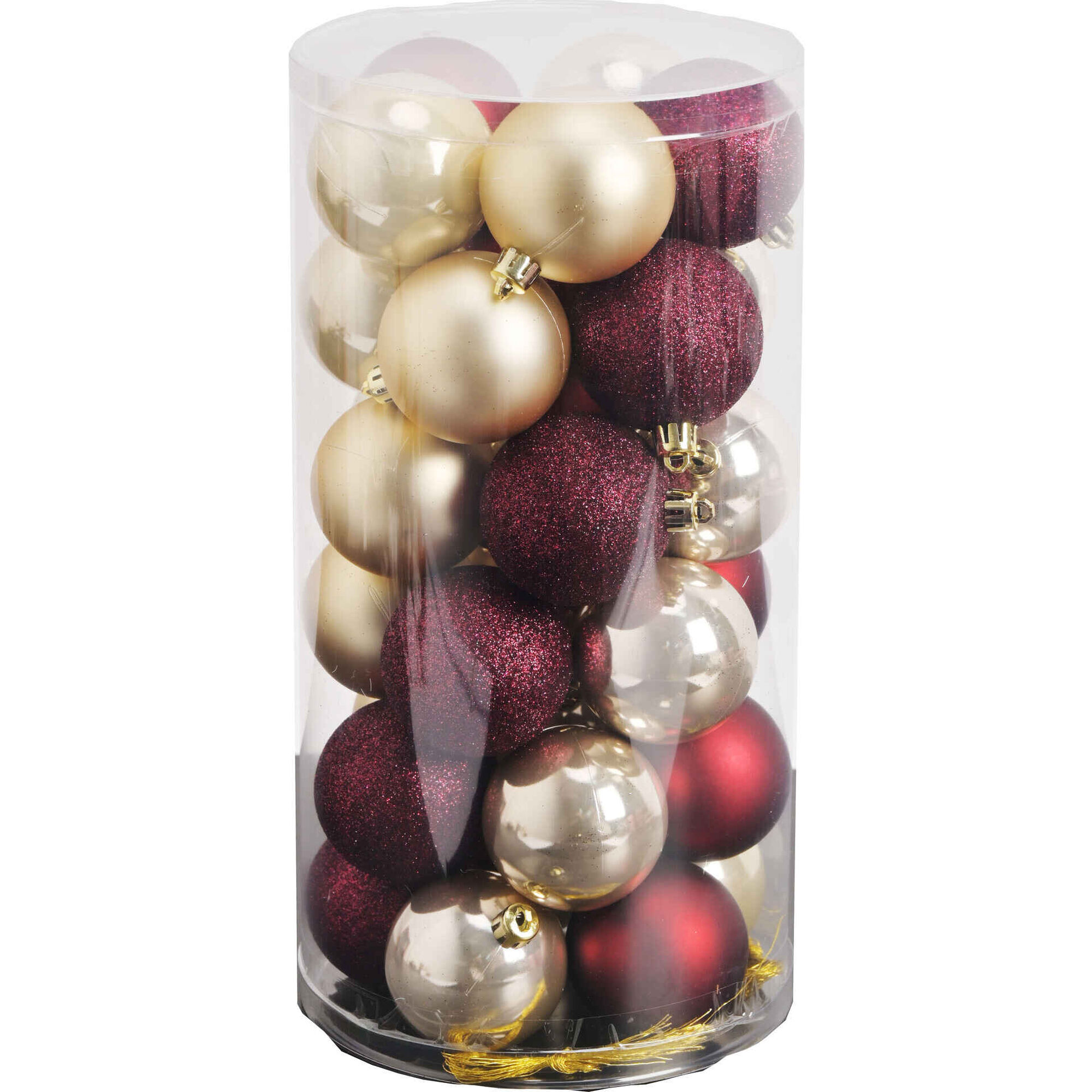 Conjunto 30 Bolas de Natal Velvet Kasa