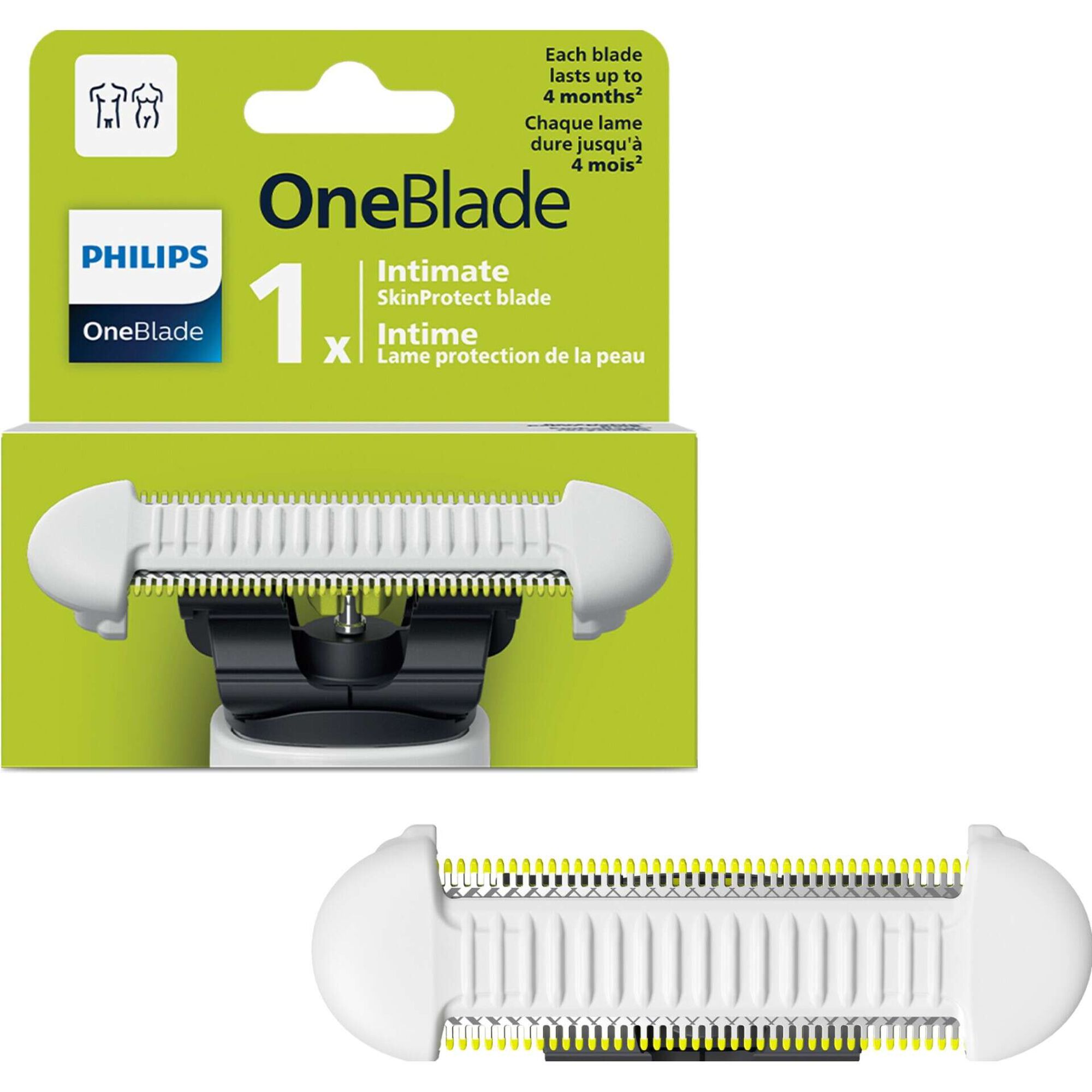 Recarga de L&acirc;minas One Blade Intimate QP219 Philips
