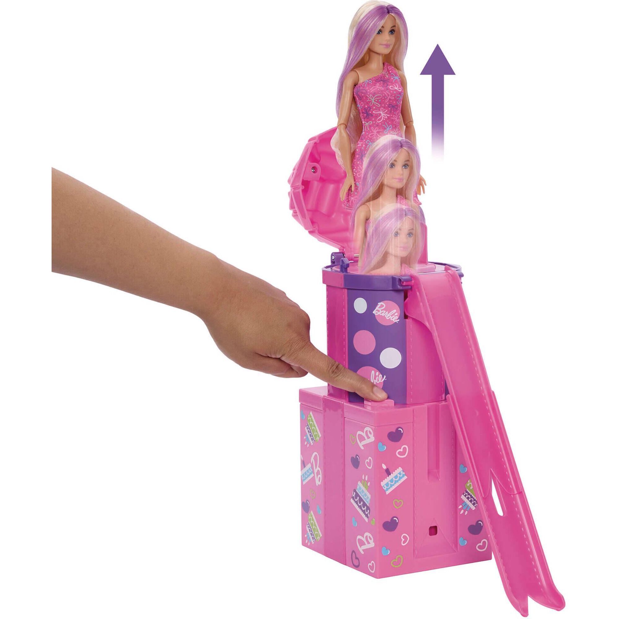 Barbie - Boneca Festa de Anivers&aacute;rio Surpresa & Slide