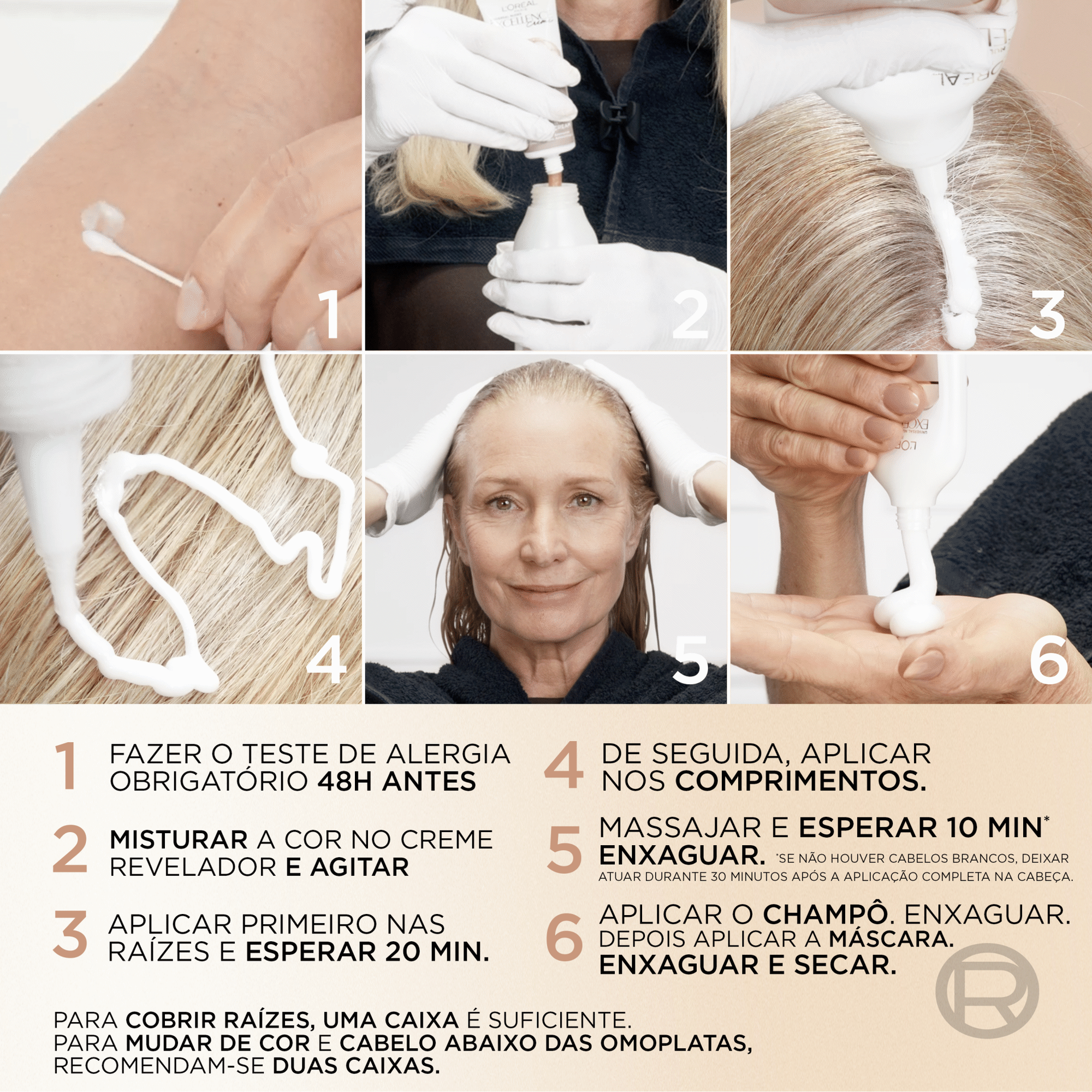 Colora&ccedil;&atilde;o Permanente Age Perfect Nudes 10.13 L'Or&eacute;al Paris Excellence
