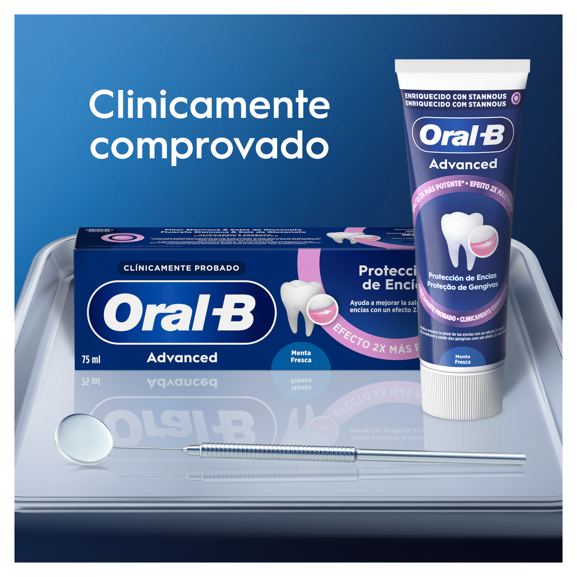 Pasta de Dentes Advanced Proteção Gengivas Pasta de Dentes Advanced Proteção Gengivas