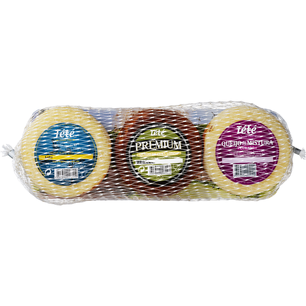 Conjunto 3 Queijos de Vaca e Mistura Curados Tété