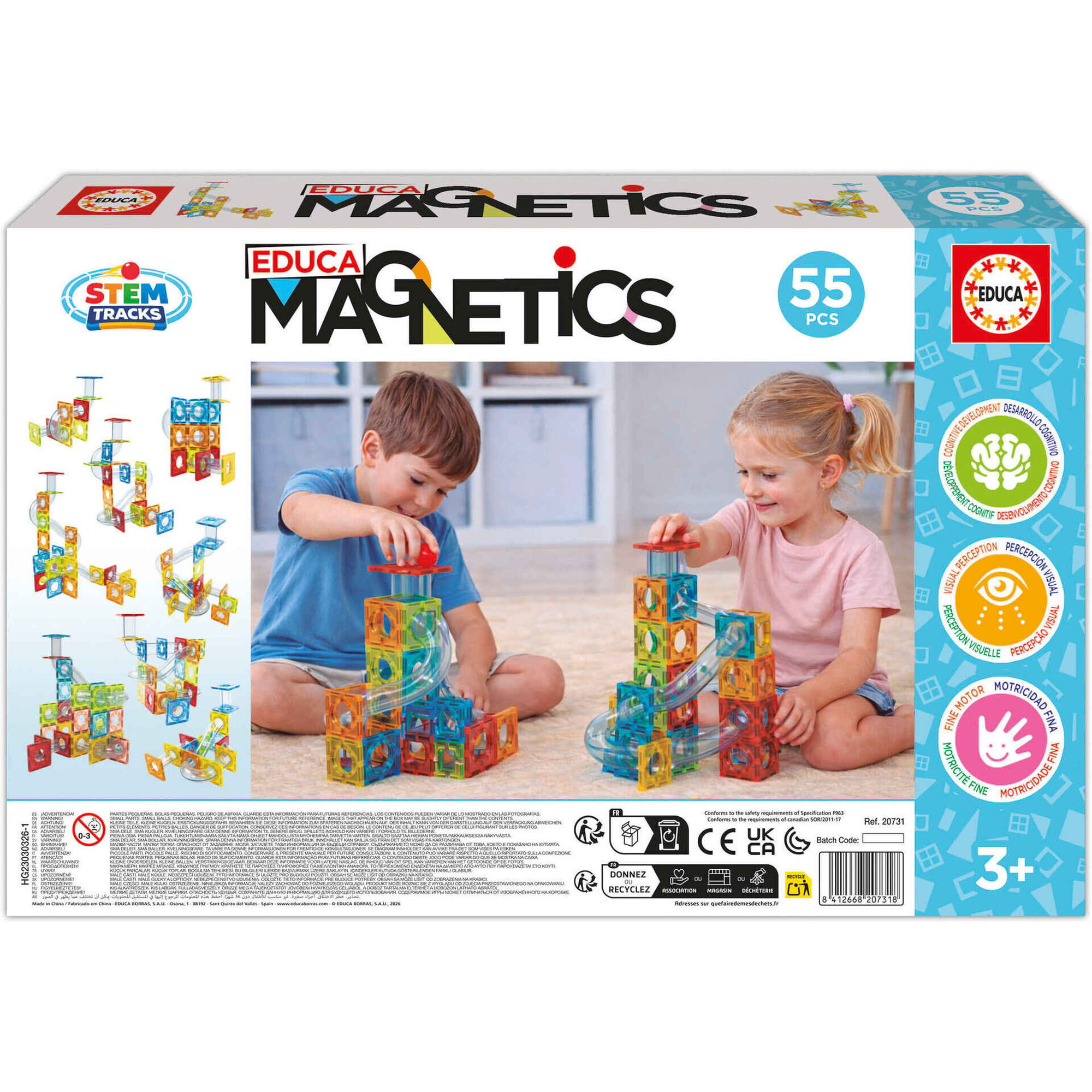 Educa - Jogo Magnetics 55 Pe&ccedil;as