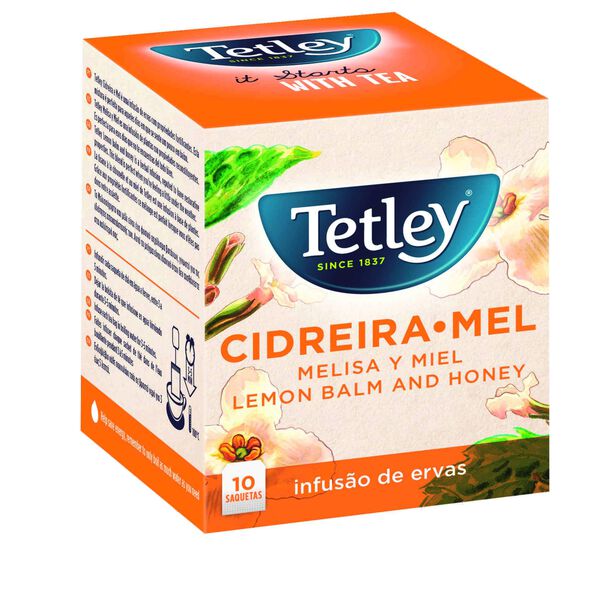 Infusão Cidreira e Mel Saquetas Tetley