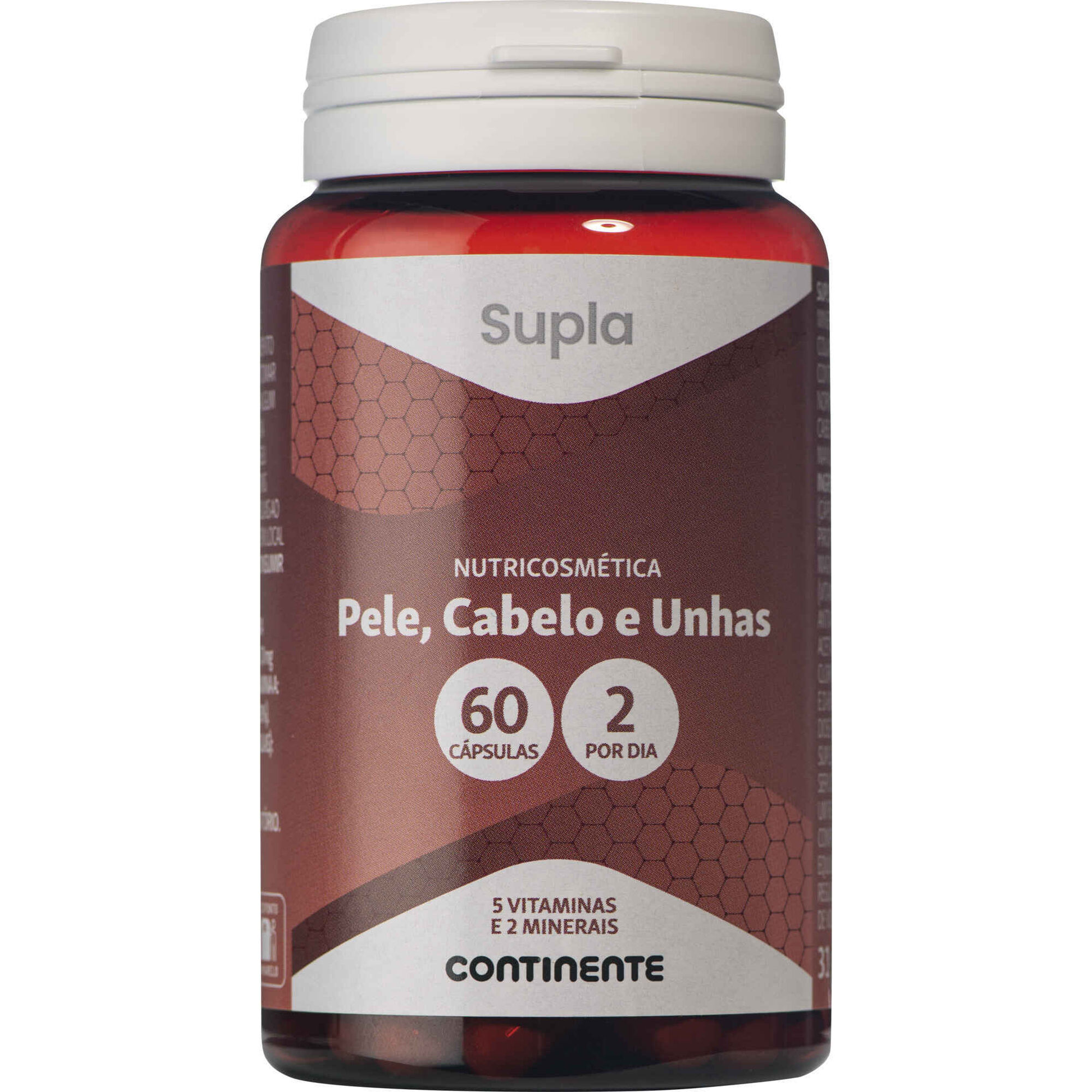 Suplemento Alimentar Cabelo, Pele e Unhas Cápsulas