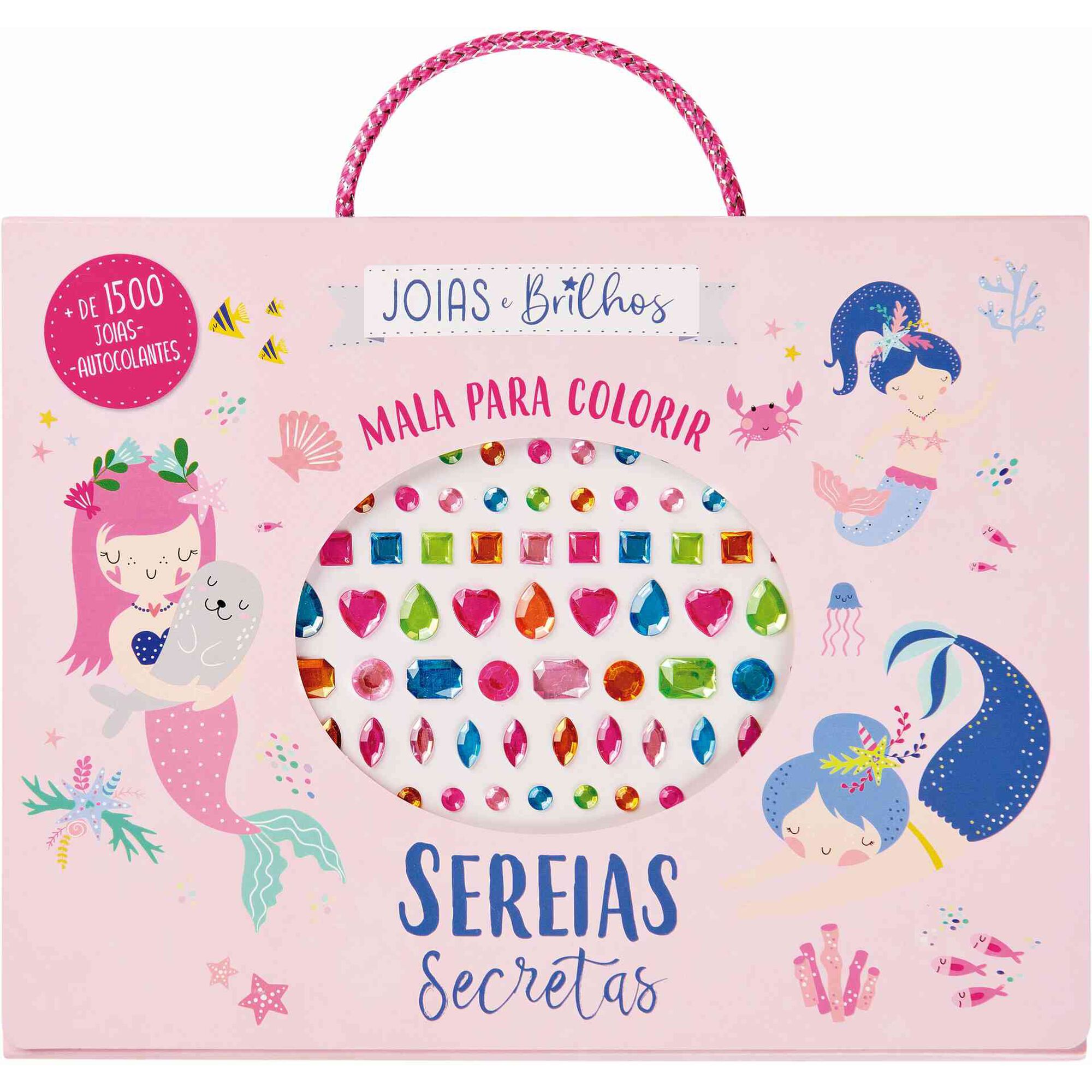 Sereias Secretas - Mala para Colorir - Joias e Brilhos