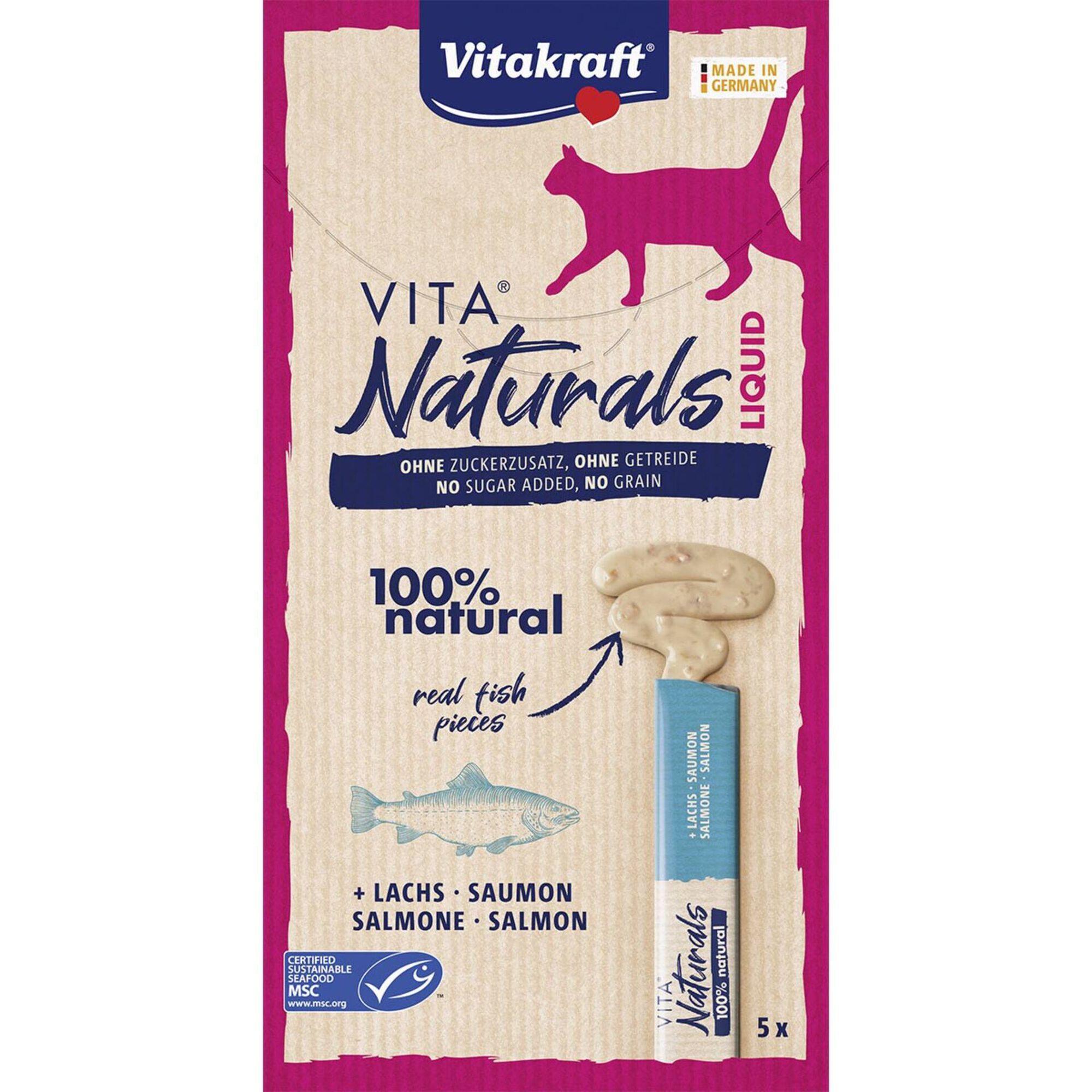 Snack para Gato Liquid Naturals Salmão