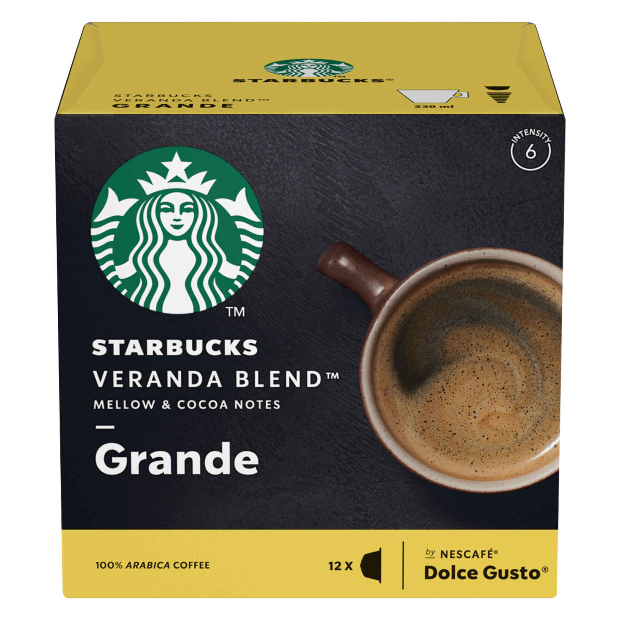 Cápsulas de Café Veranda Blend Grande Compatível com Dolce Gusto Int 6 Cápsulas de Café Veranda Blend Grande Compatível com Dolce Gusto Int 6