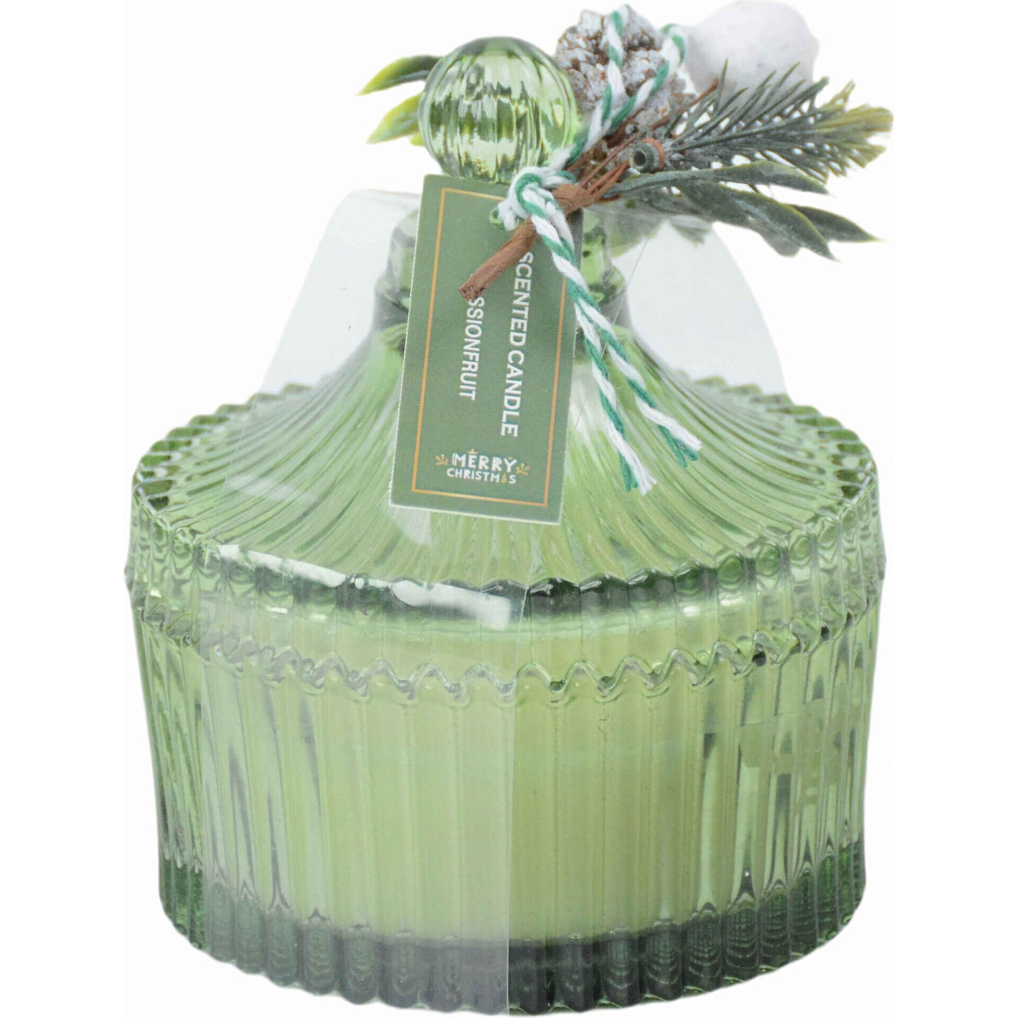 Vela com Tampa Verde 100g Azevinho