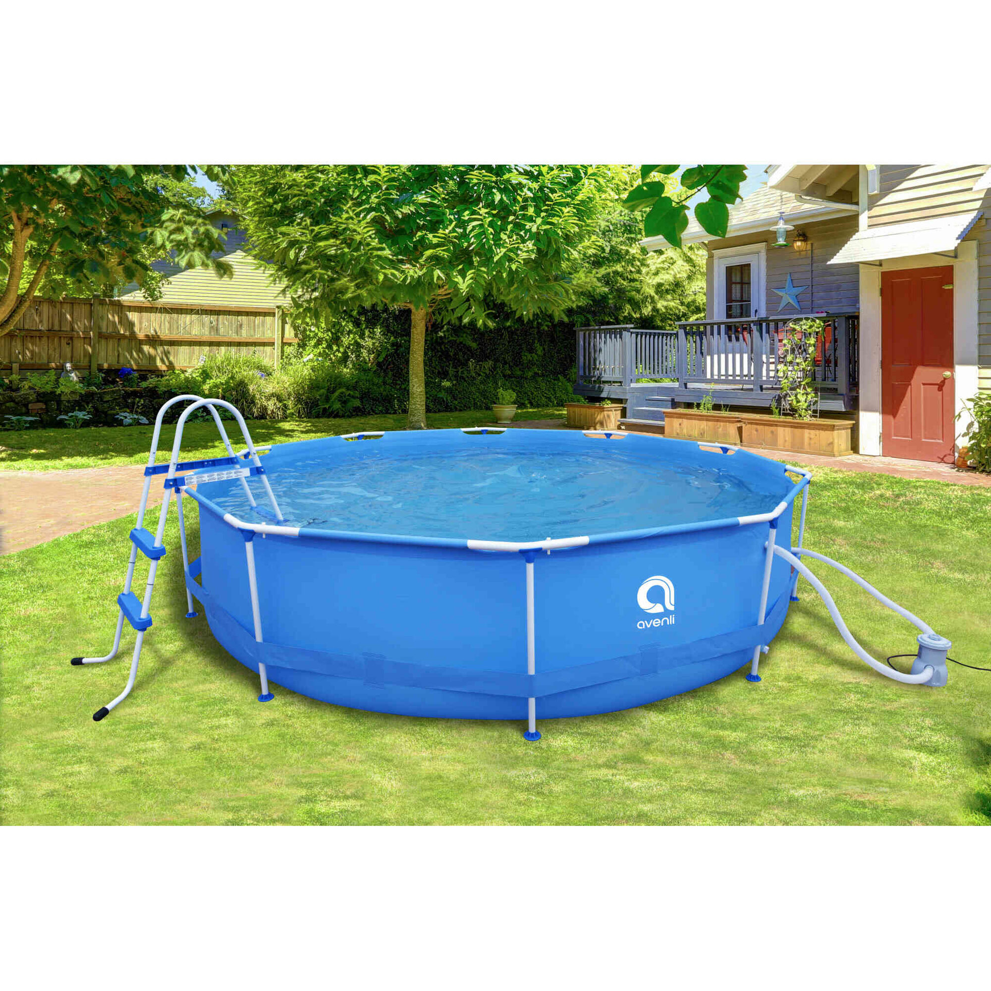 Piscina Estrutura Octagonal 360x76cm com Bomba