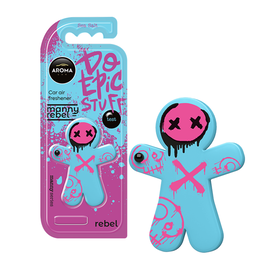 Ambientador Auto Encaixar Manny Rebel Brisa Marinha Aroma Car