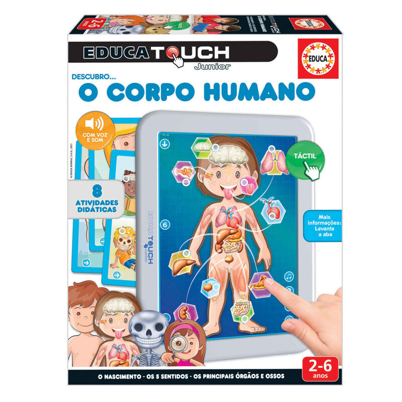 Educa - Jogo Etouch Júnior O Corpo Humano