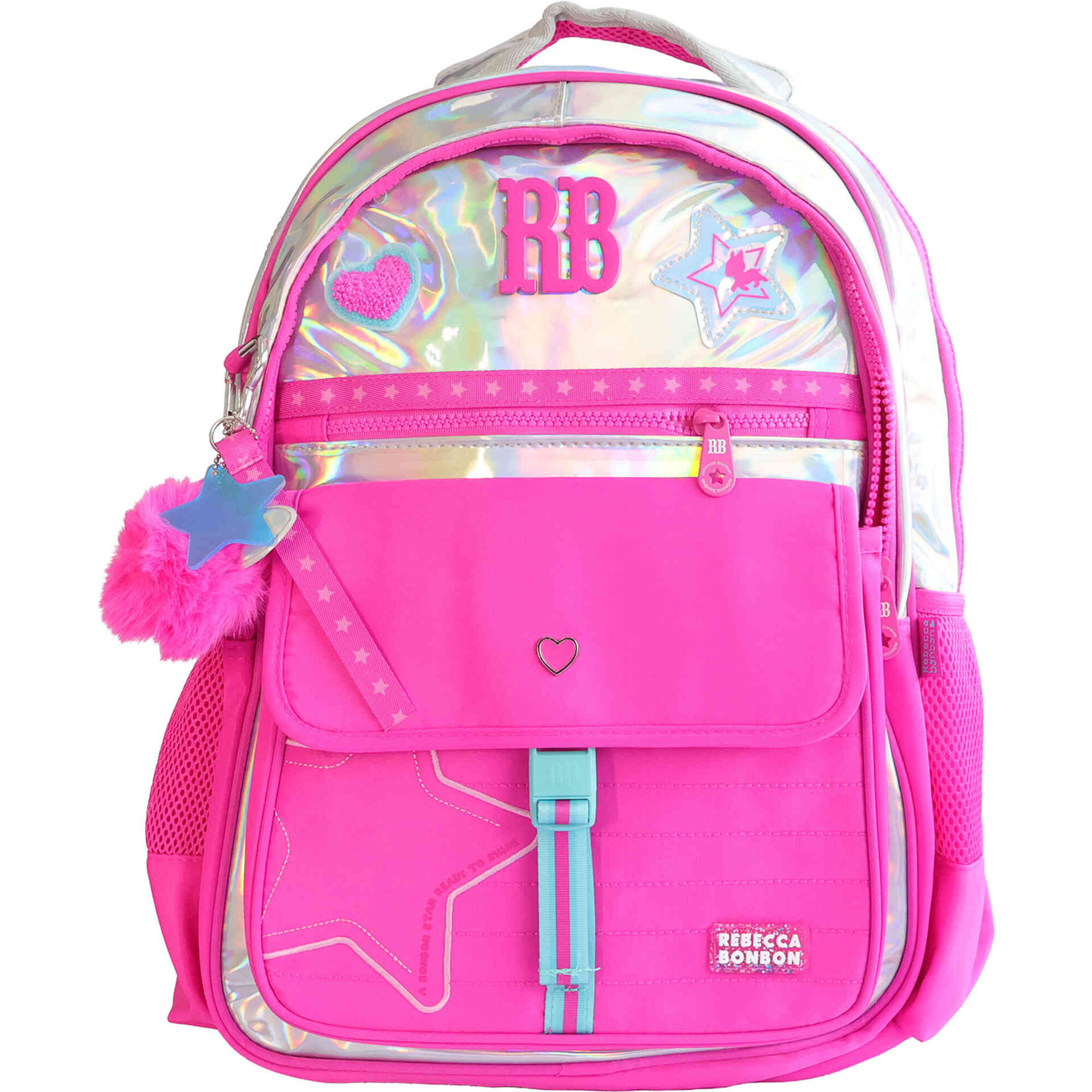 Mochila Rosa Holo Rebecca Bonbon