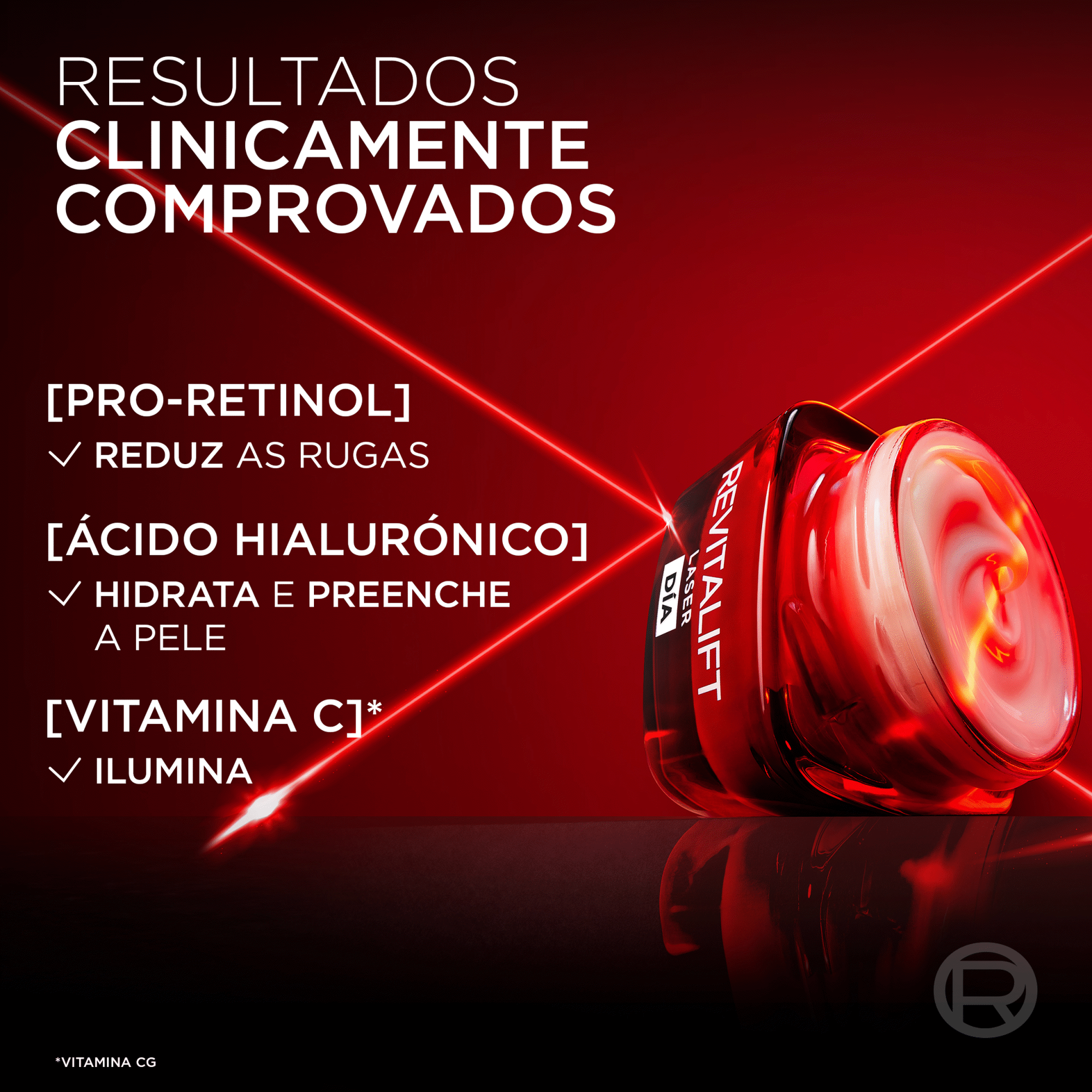 Creme de Rosto Dia Revitalift Laser Intensivo 40+ L'Or&eacute;al Paris