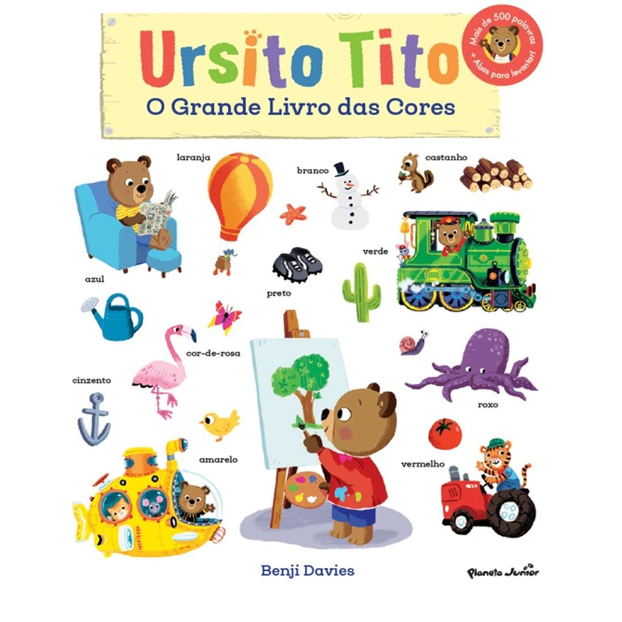 Ursito Tito - O Grande Livro das Cores de Benji Davies