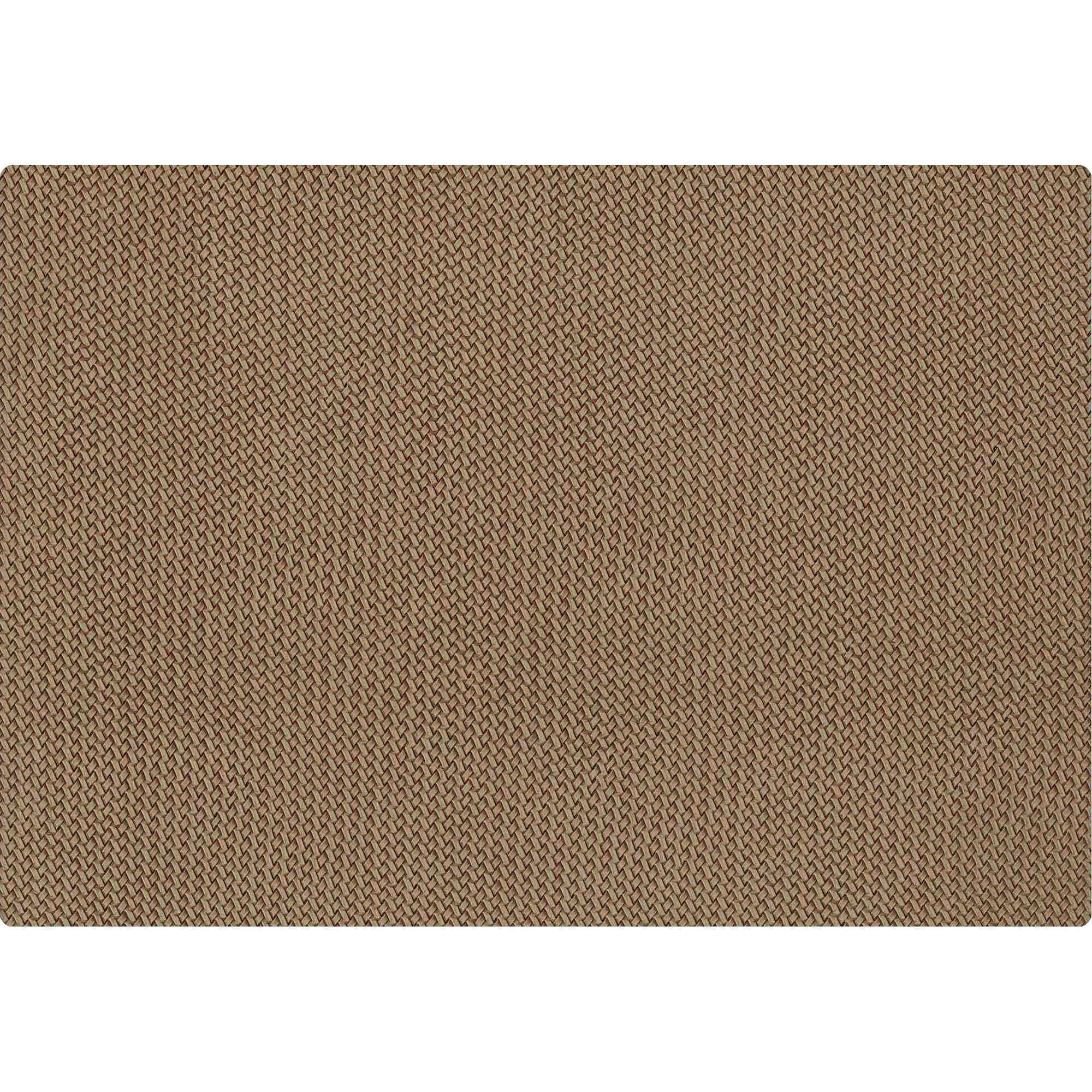 Individual 43x30cm PU e Feltro Bege Kasa