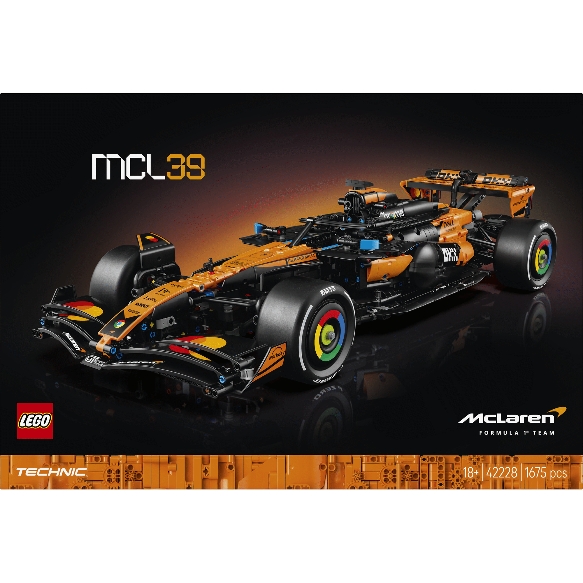 LEGO Technic - Carro de F1 McLaren MCL39 - 42228