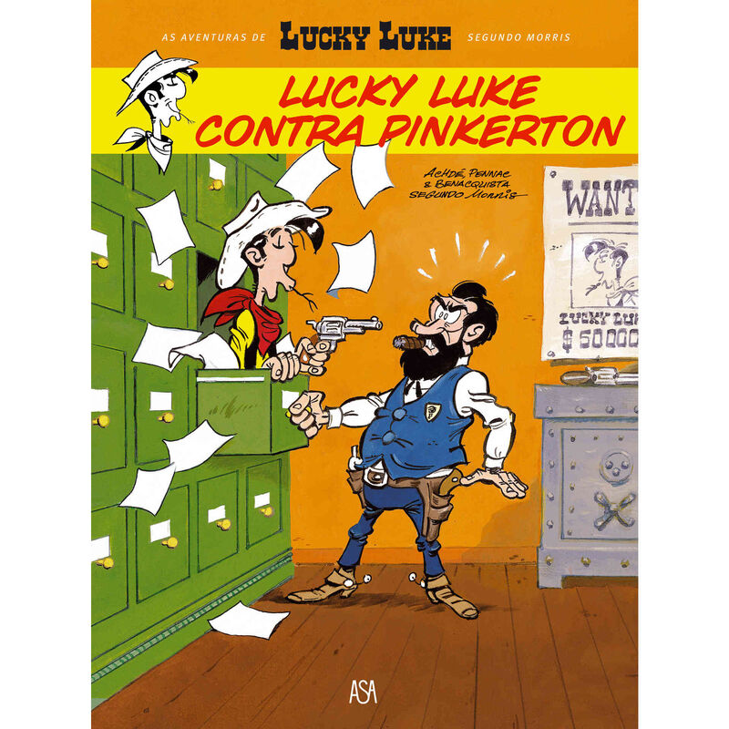 Lucky Luke Contra Pinkerton de Achdé, Pennac e Benacquista