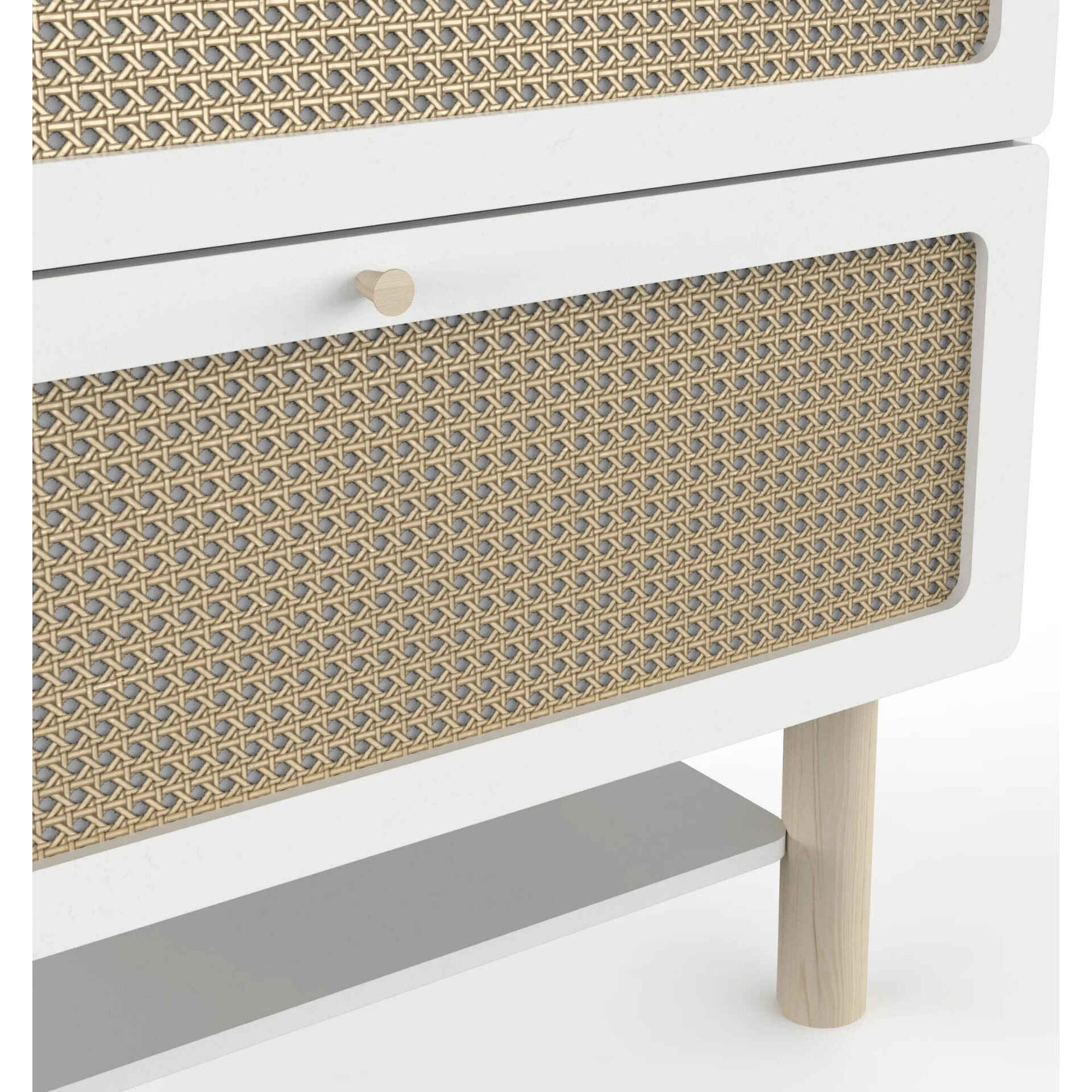 C&oacute;moda 90x87x55cm Branco Ochna Twinko