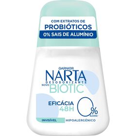 Desodorizante Roll On Narta Biotic Invis&iacute;vel Garnier Narta