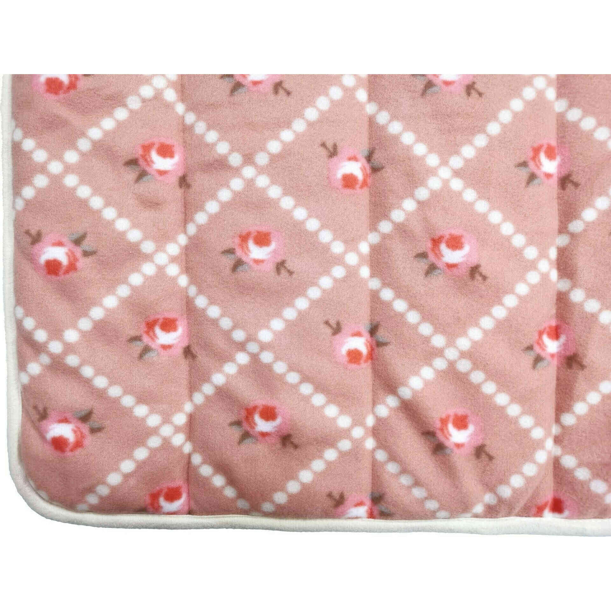 Edred&atilde;o Polar 220x240cm Rosa In&ecirc;s Kasa
