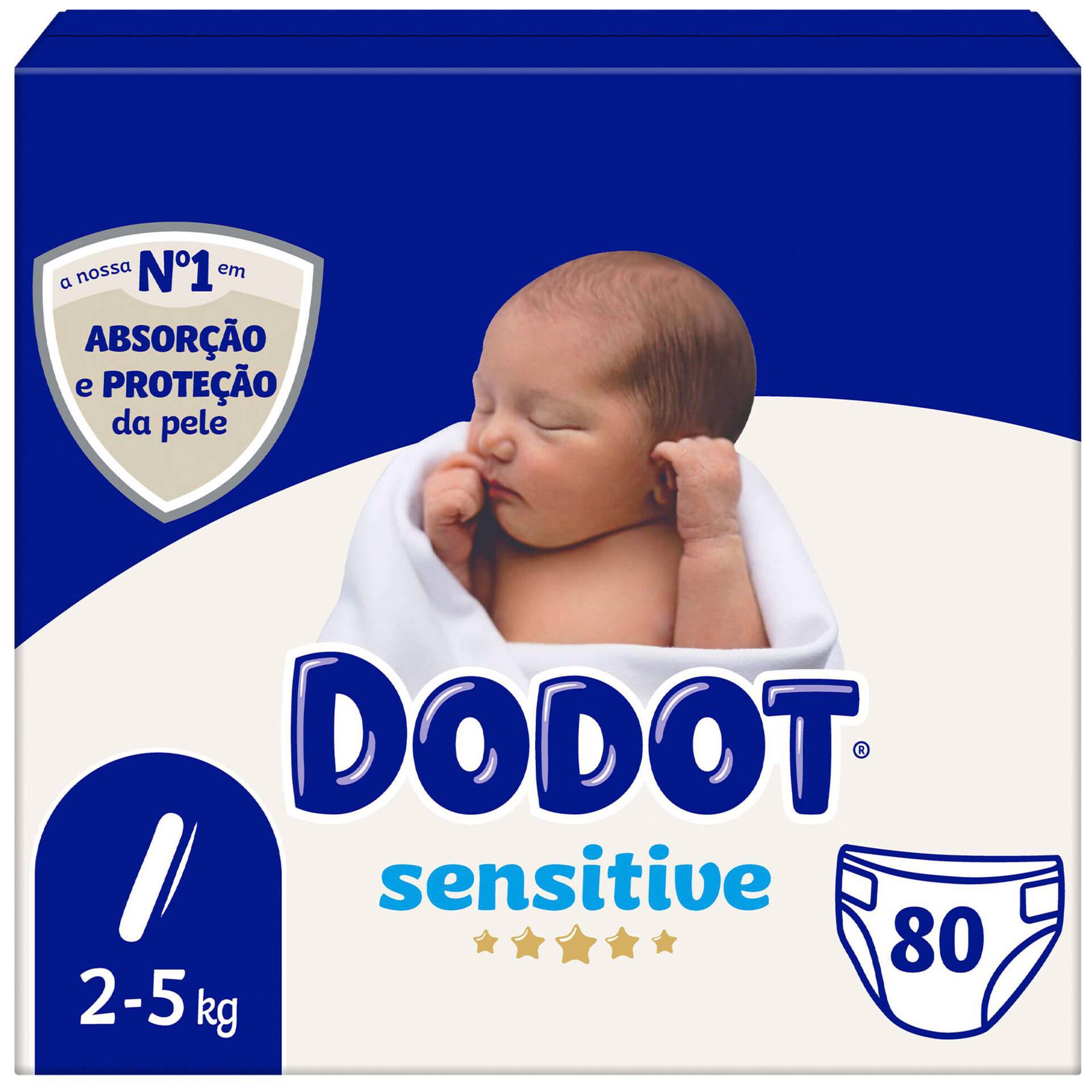 Fraldas Sensitive 2-5kg T1 Fraldas Sensitive 2-5kg T1