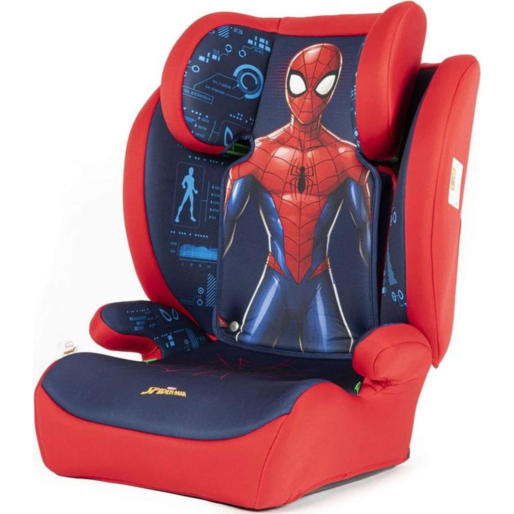 Cadeira Auto I-Size 100-150cm Spider Azul e Vermelho Disney