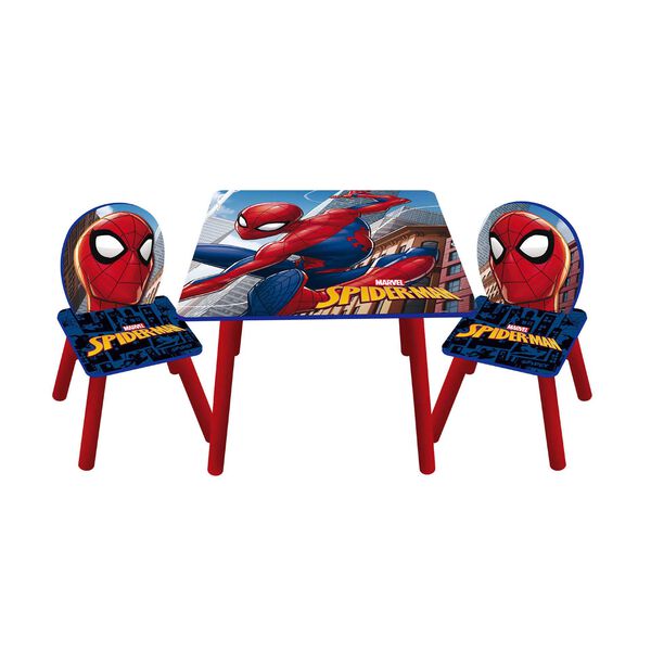 Conjunto de Mesa e 2 Cadeiras Spider-man Marvel