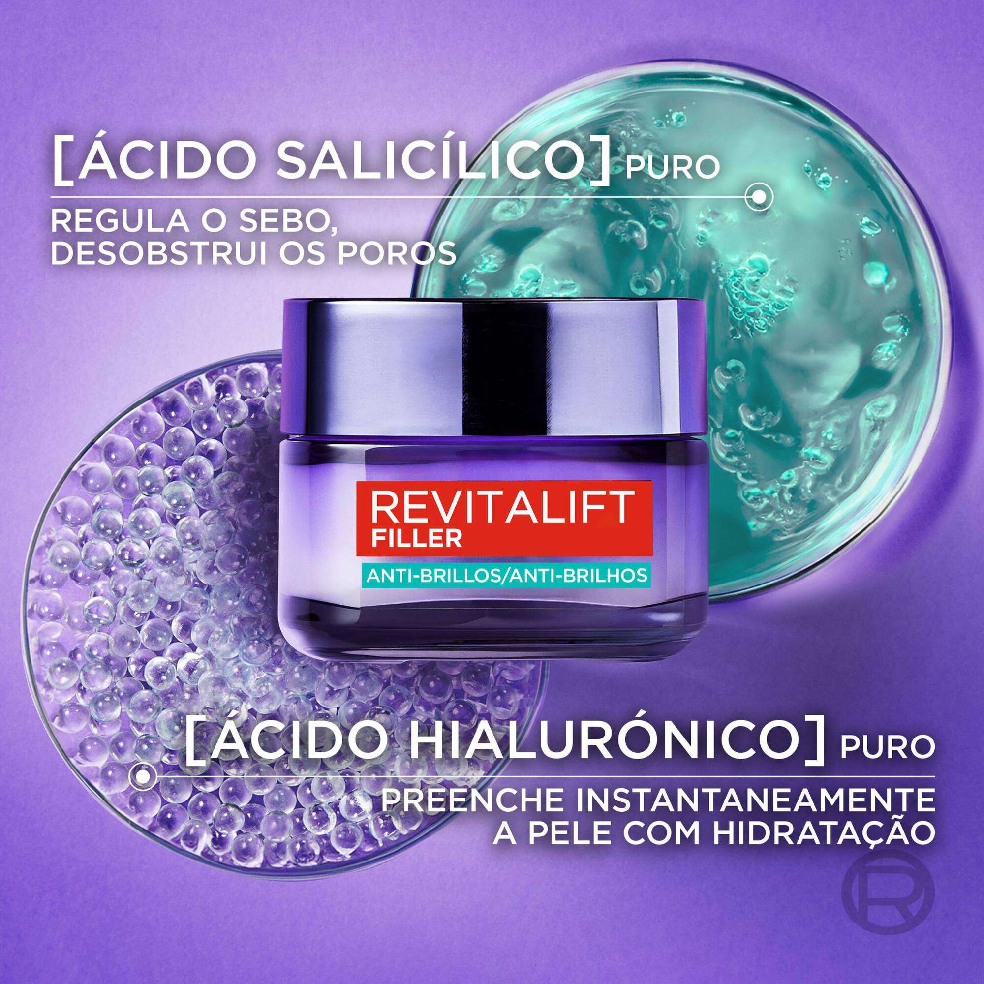 Creme de Rosto Dia Revitalift Filler Anti-Brilhos Creme de Rosto Dia Revitalift Filler Anti-Brilhos