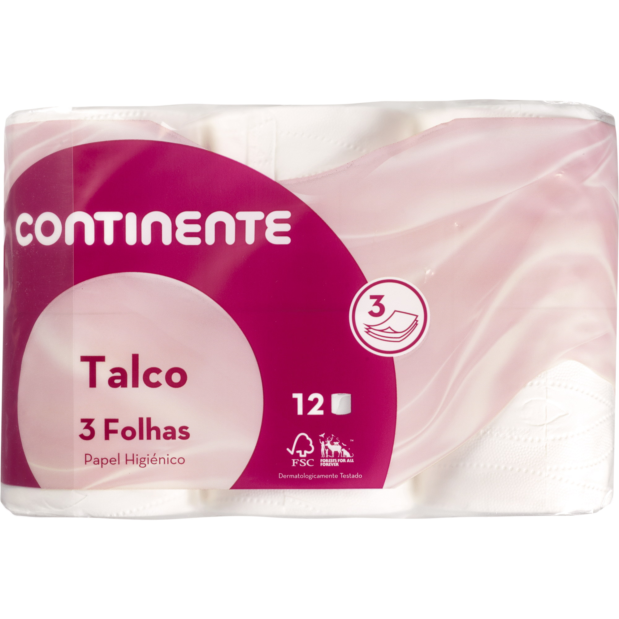Papel Higiénico 3 Folhas Ultra Suave Talco