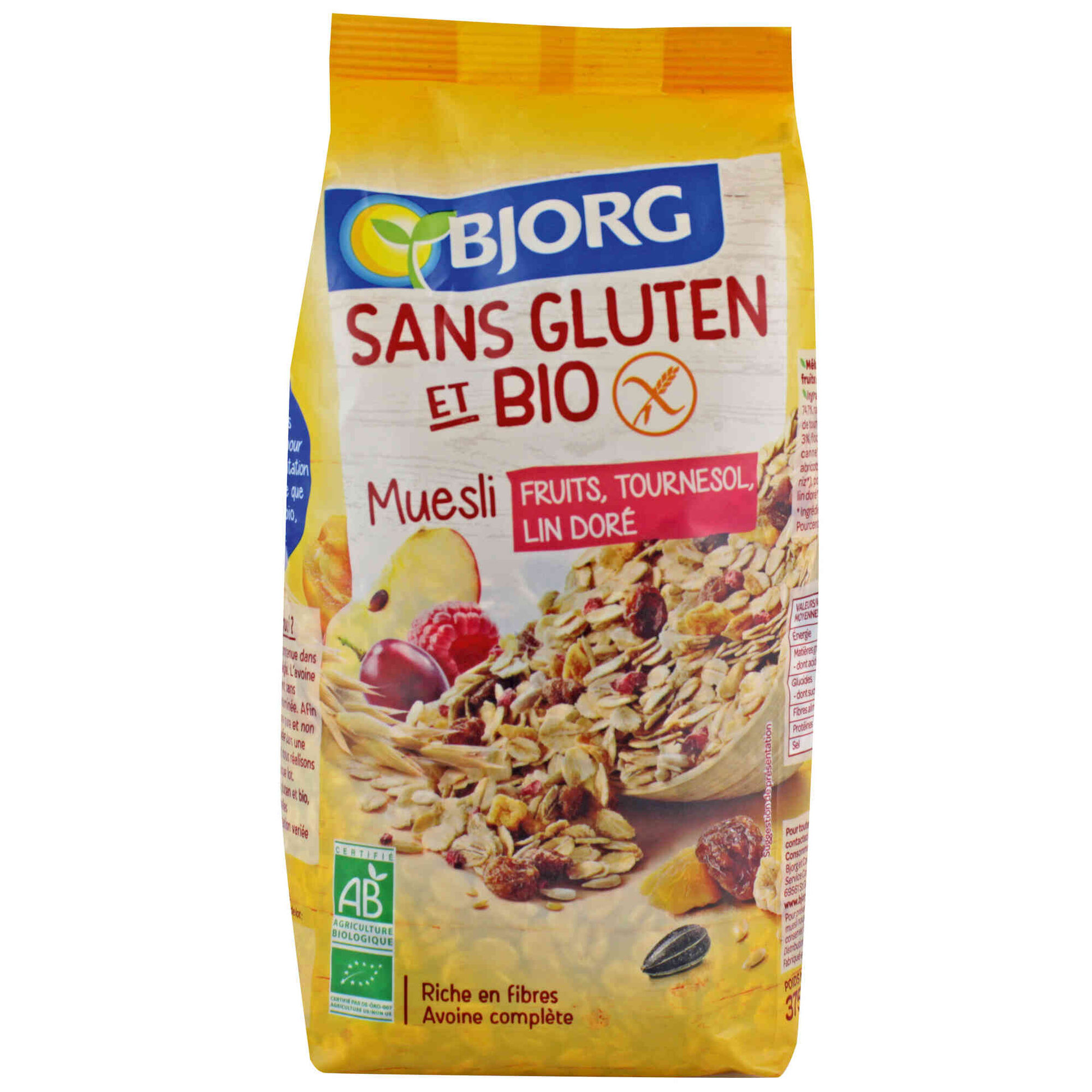 Muesli SuperFruits - Bjorg - 375g