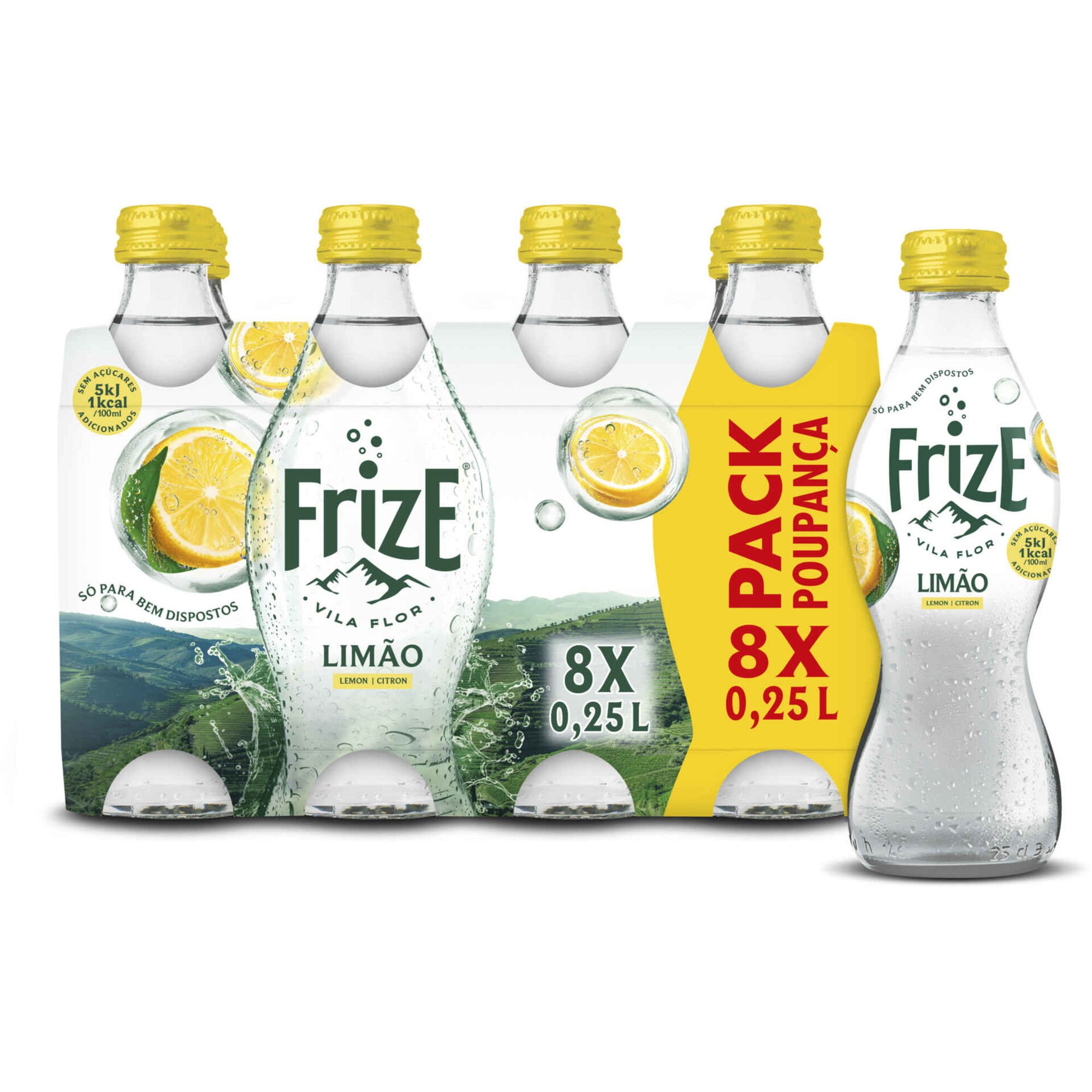 &Aacute;gua com G&aacute;s Lim&atilde;o Frize