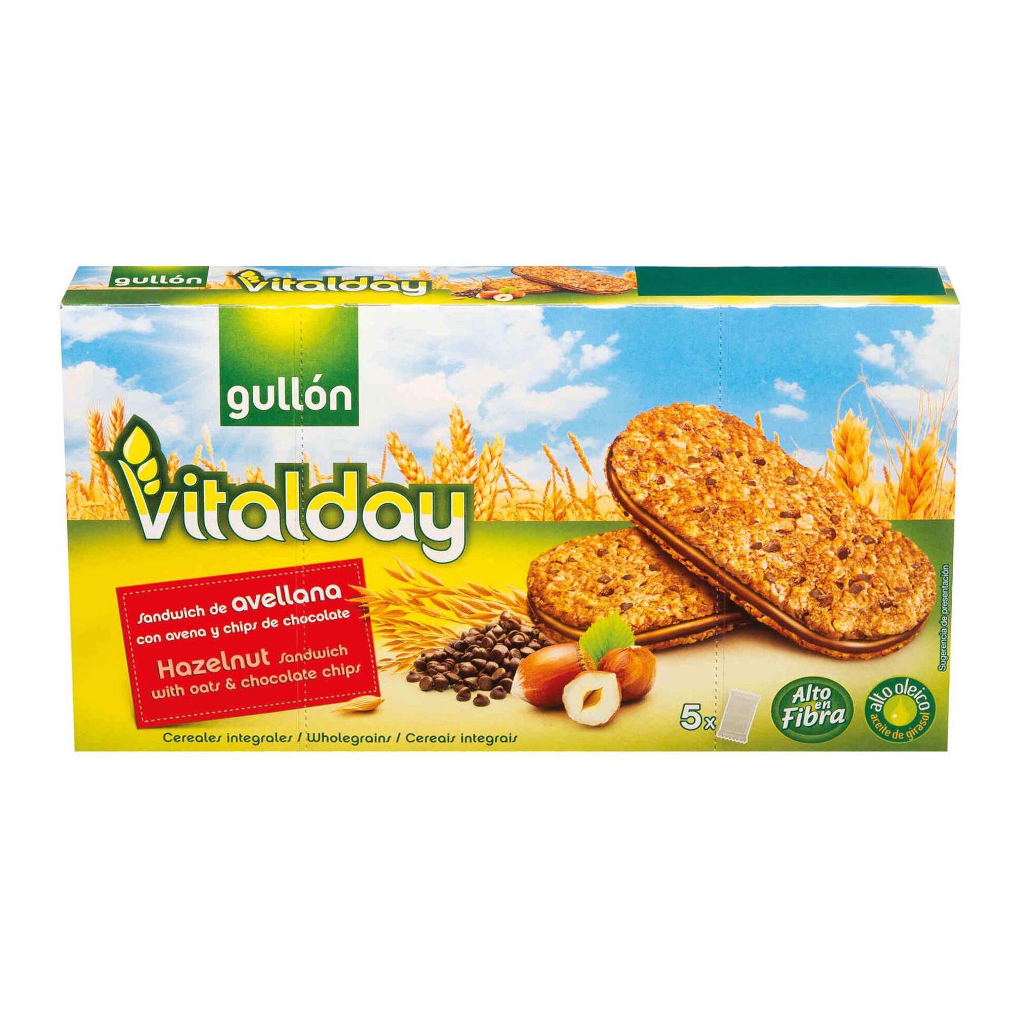 Bolachas Vitalday com Recheio de Avelã