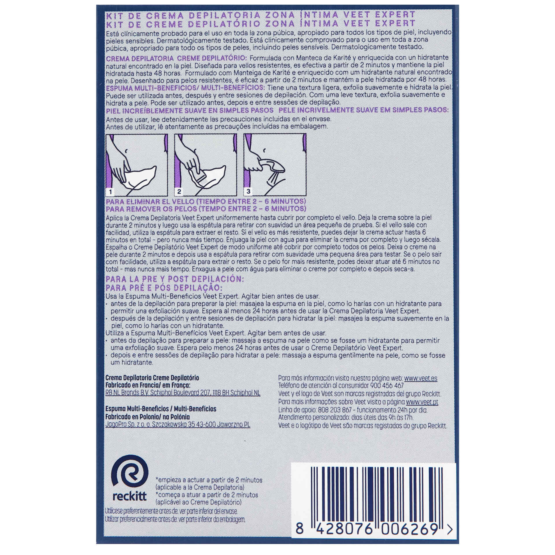 Veet depilar zona discount intima