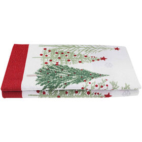 Toalha Mesa 150x250cm Pinheiro Natal