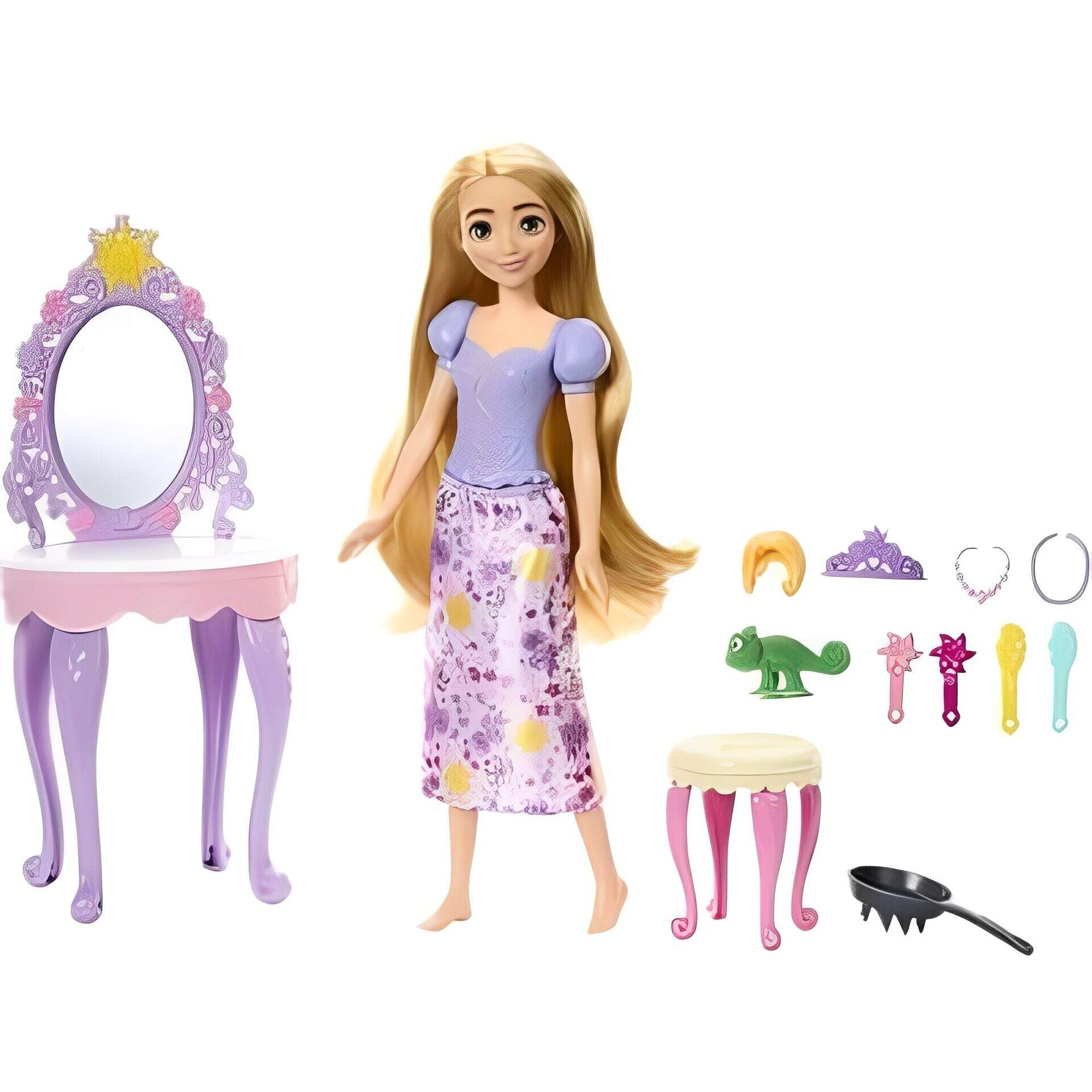 Boneca Rapunzel com Toucador