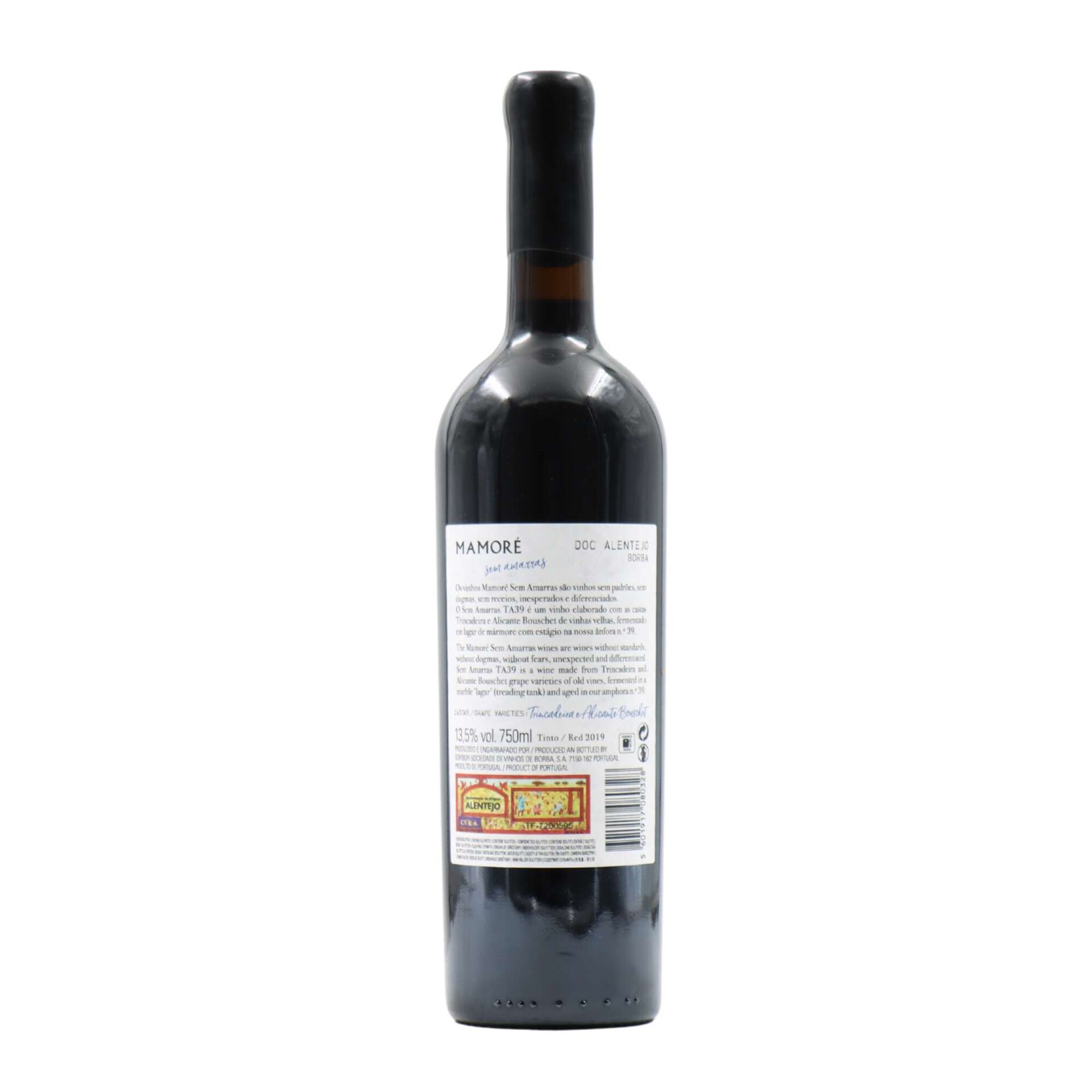 Mamor&eacute; Sem Amarras Ta39 Alentejano Vinho Tinto