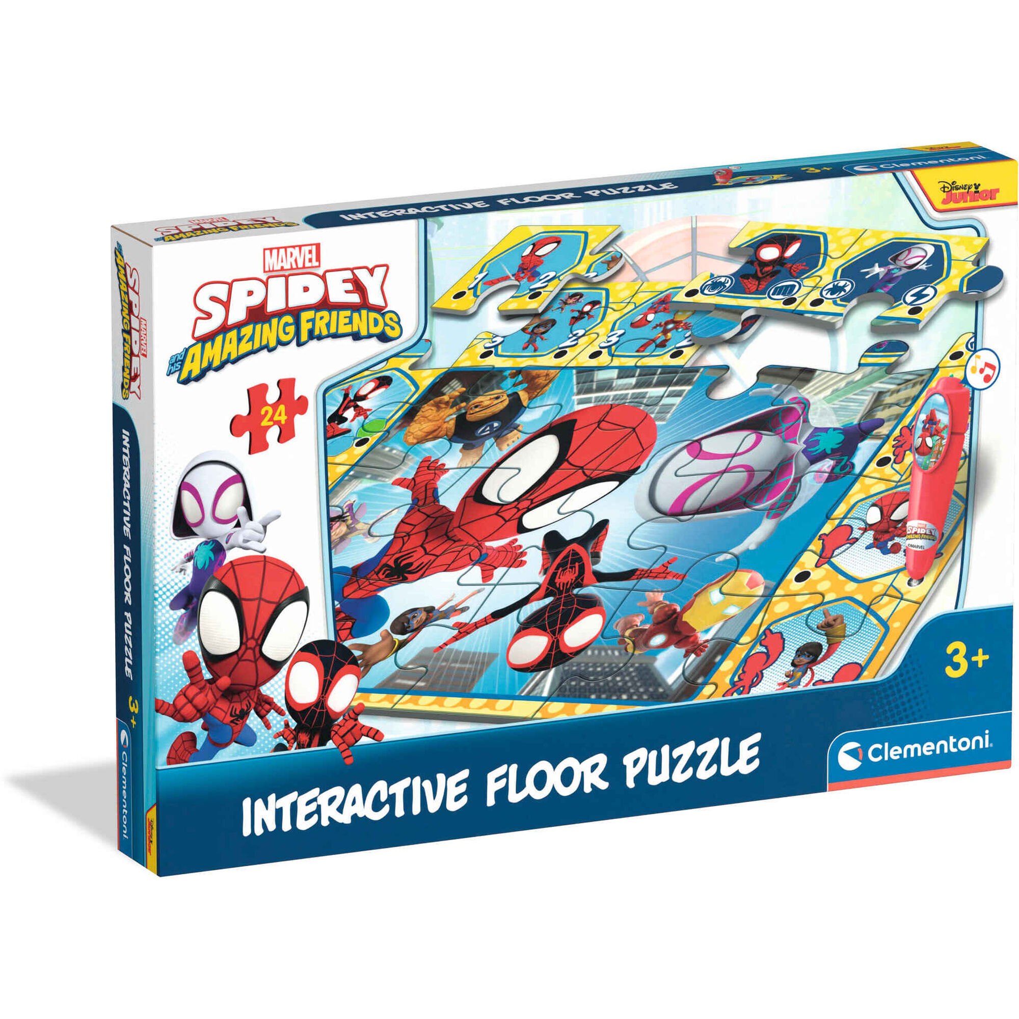 Tapete Puzzle 24 Peças + Jogo Interativo Spidey