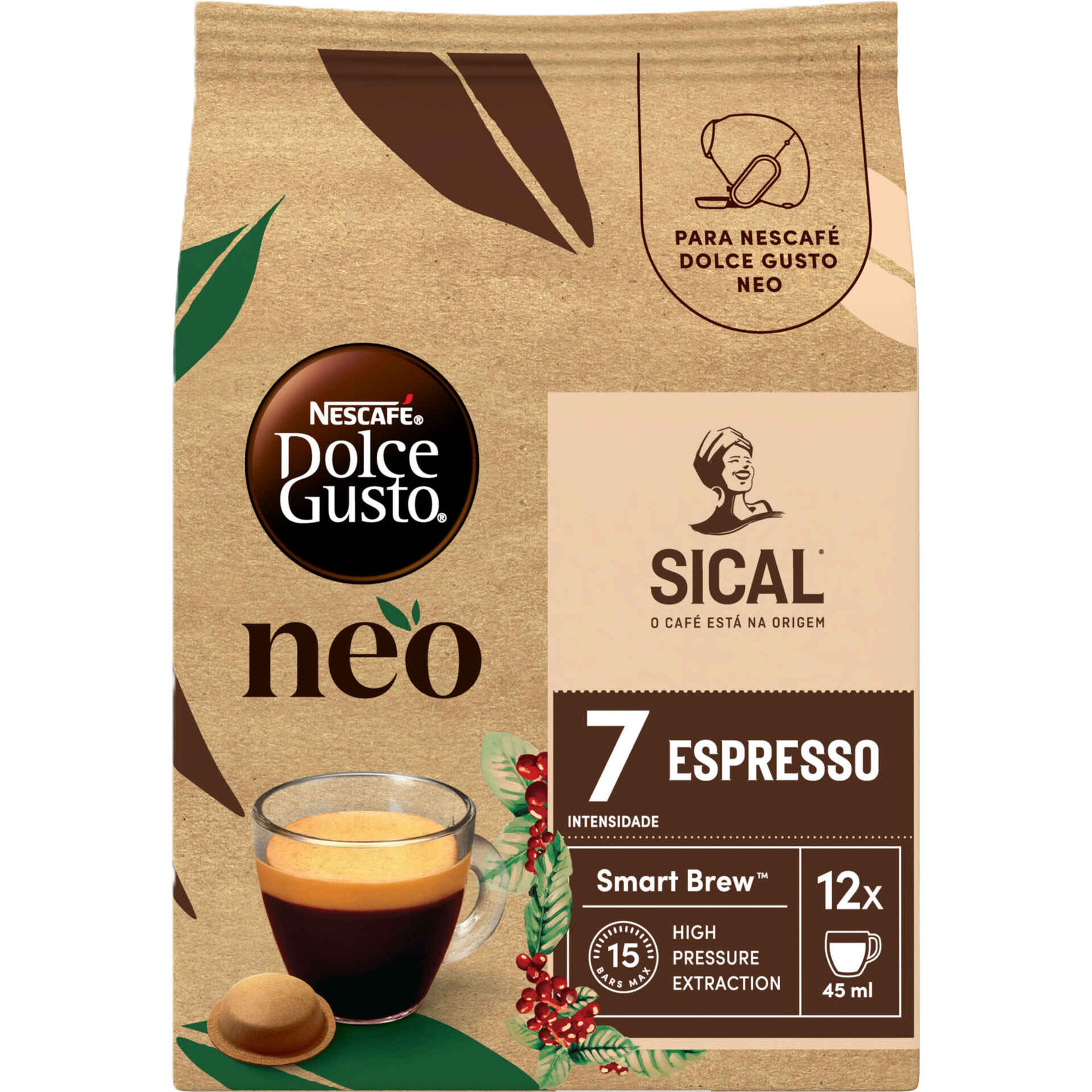 C&aacute;psulas de Caf&eacute; Espresso Sical Int 8 Nescaf&eacute; Dolce Gusto Neo