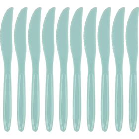 Conjunto 10 Facas Reutiliz&aacute;veis Soft Menta Kasa