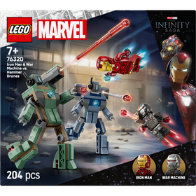 Iron Man E Máquina De Guerra Vs Drones - 76320 Iron Man E Máquina De Guerra Vs Drones - 76320