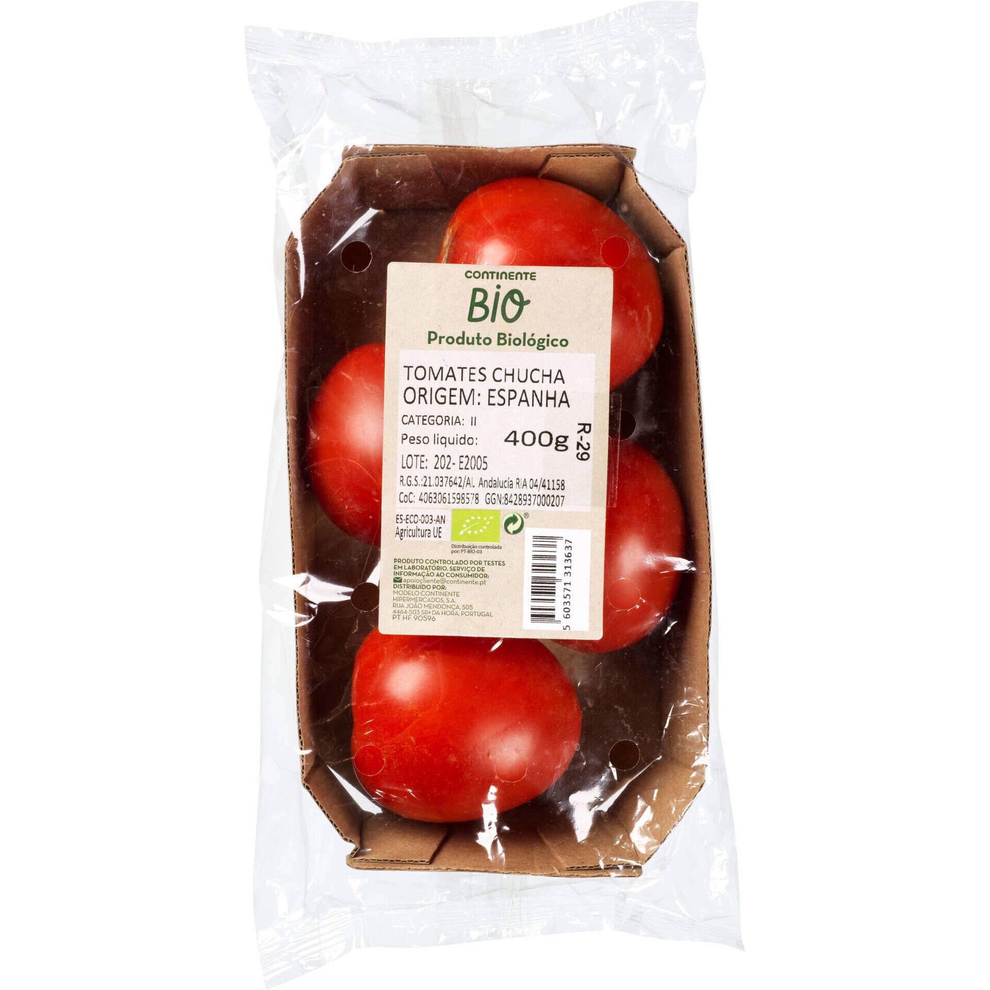 Tomate Chucha Biol&oacute;gico Continente Bio