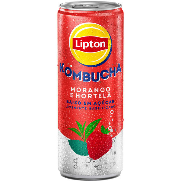 Bebida Kombucha Morango Lipton