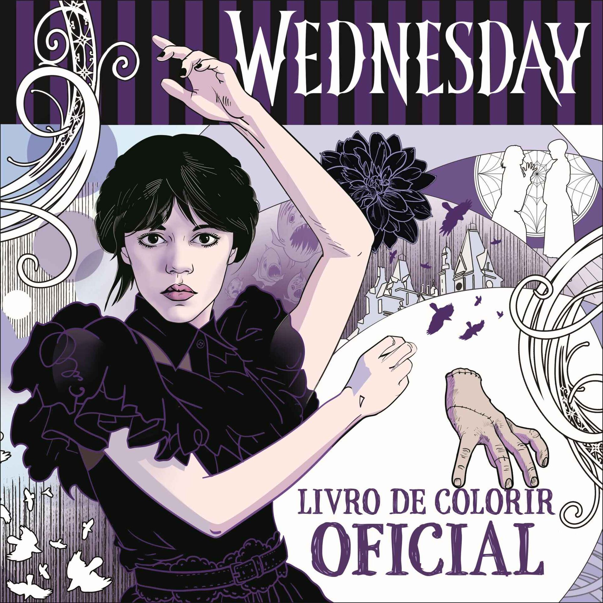 Wednesday - Livro de Colorir Oficial