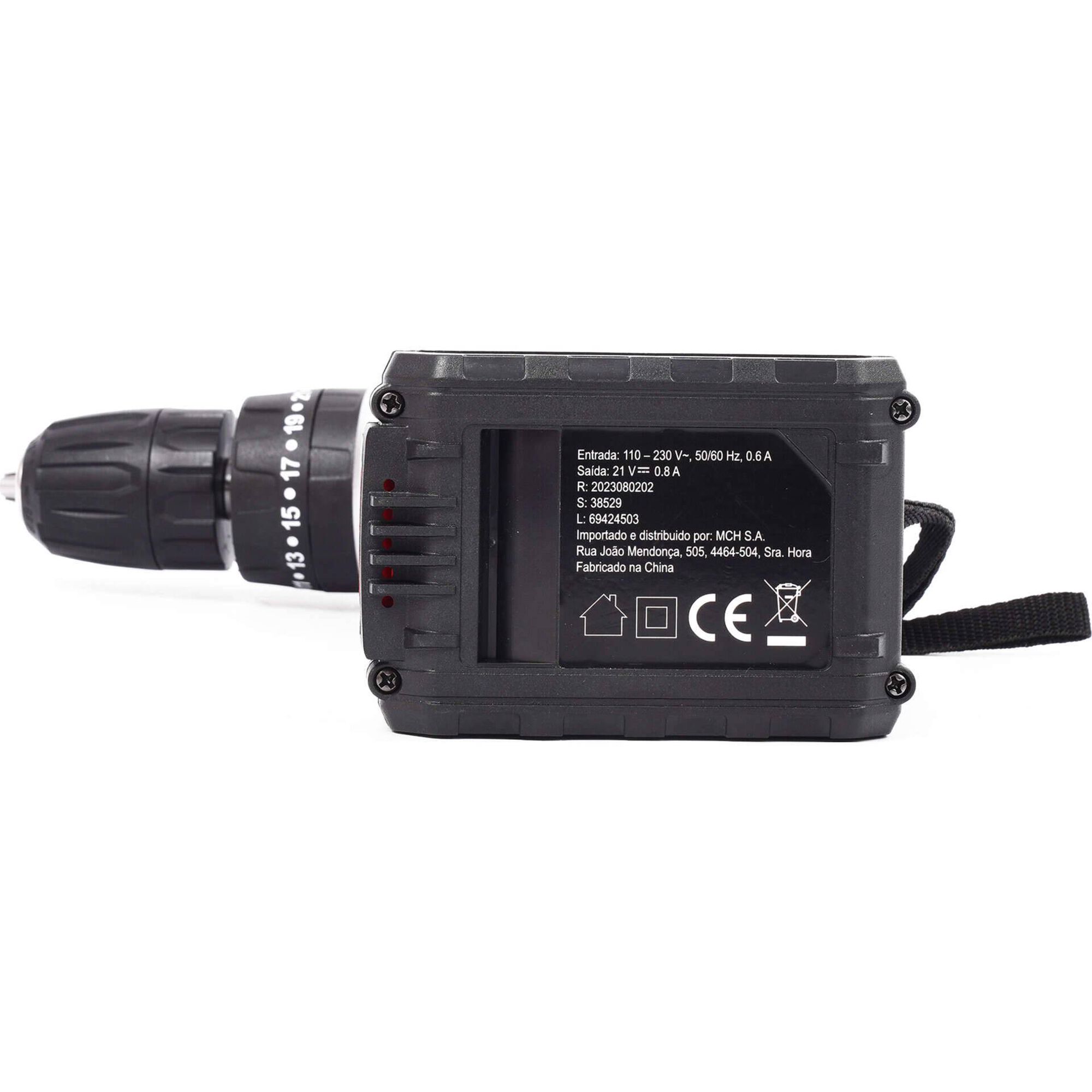Berbequim 21V 1500 Torque Bazar&atilde;o