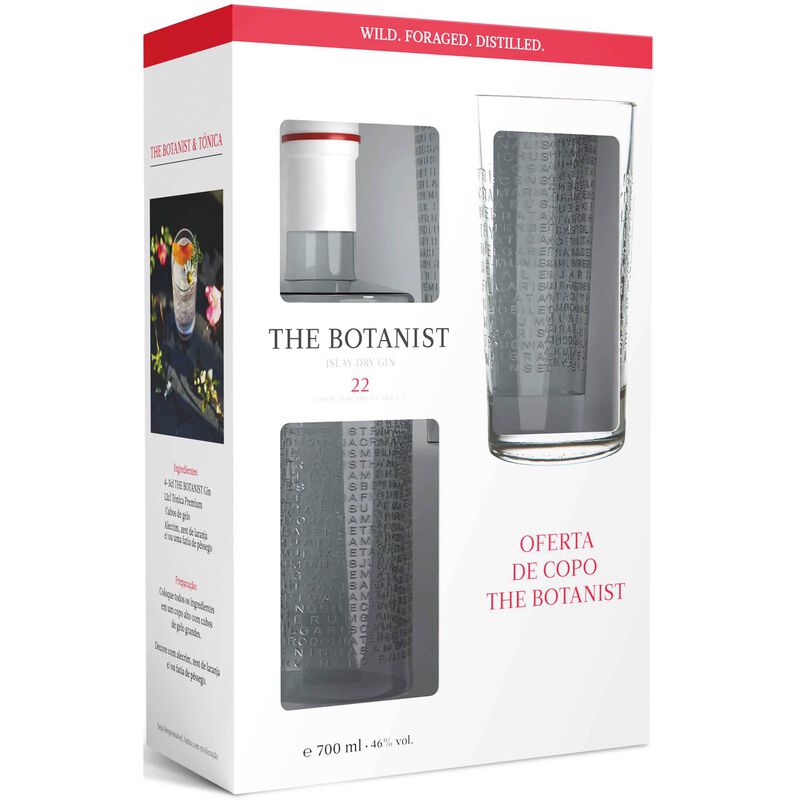 The Botanist Gin com copo